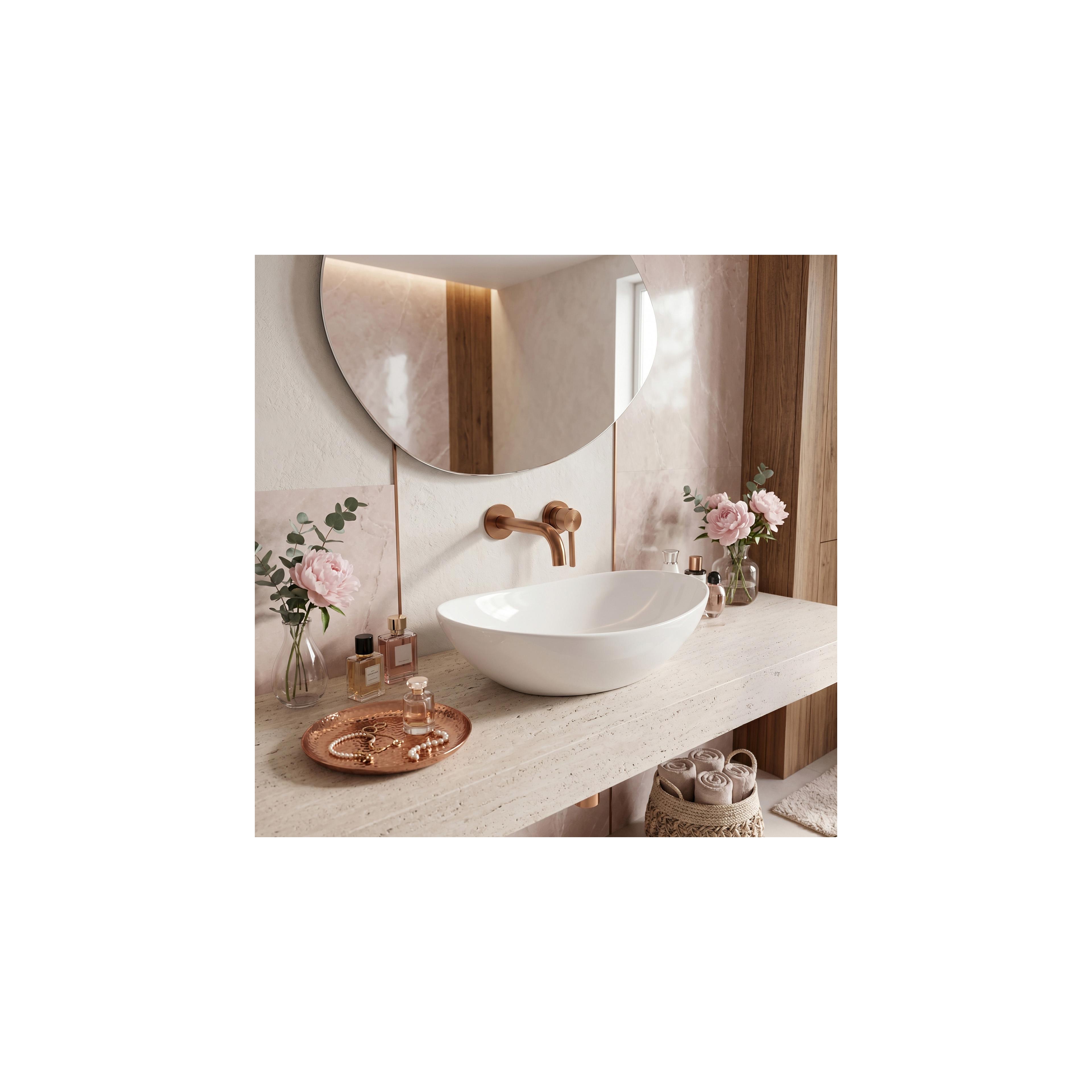 Inbyggd tvättställsblandare Rea Foster Brush Copper