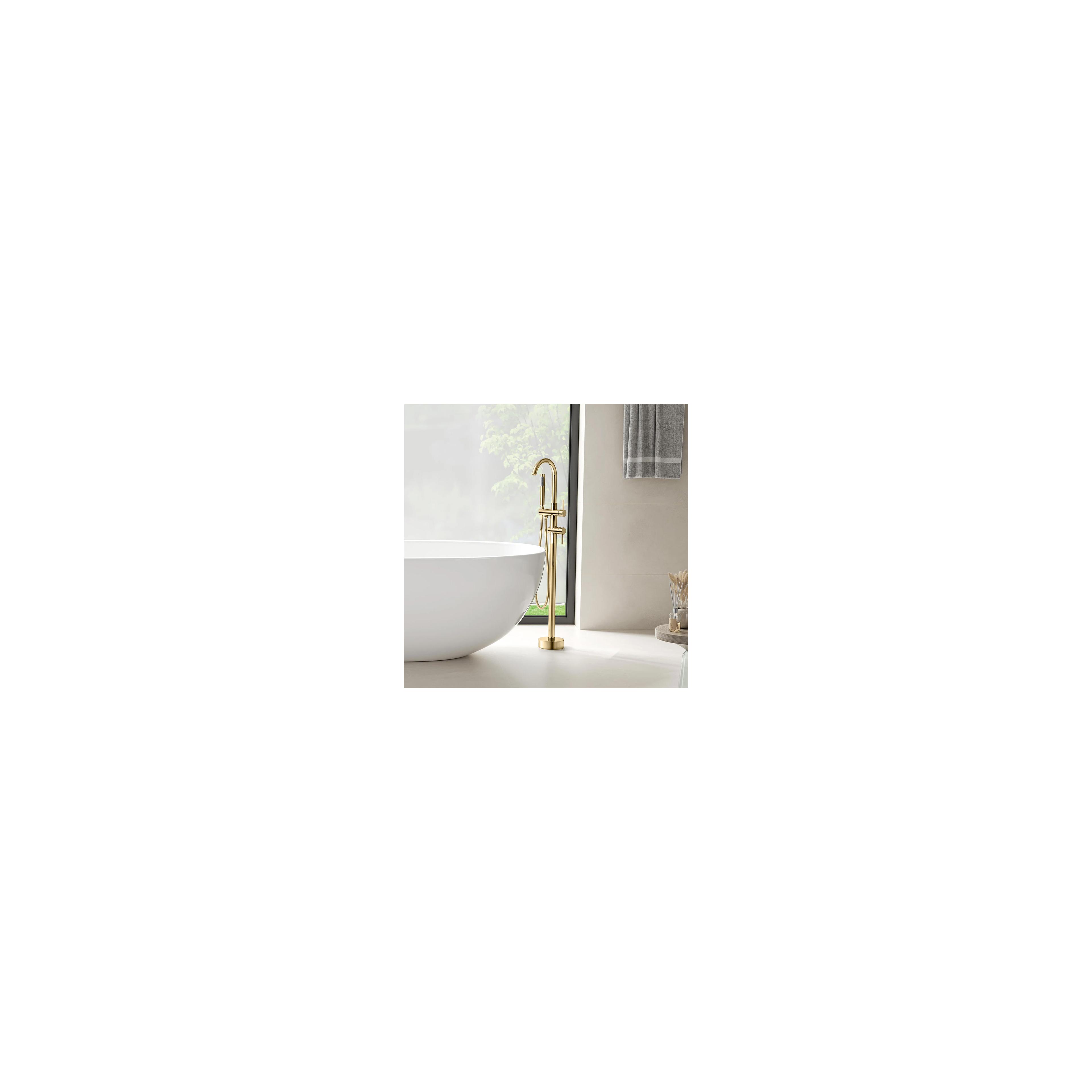 Baterie pentru cada Freestanding Rea Lungo Ortis Auriu Gold