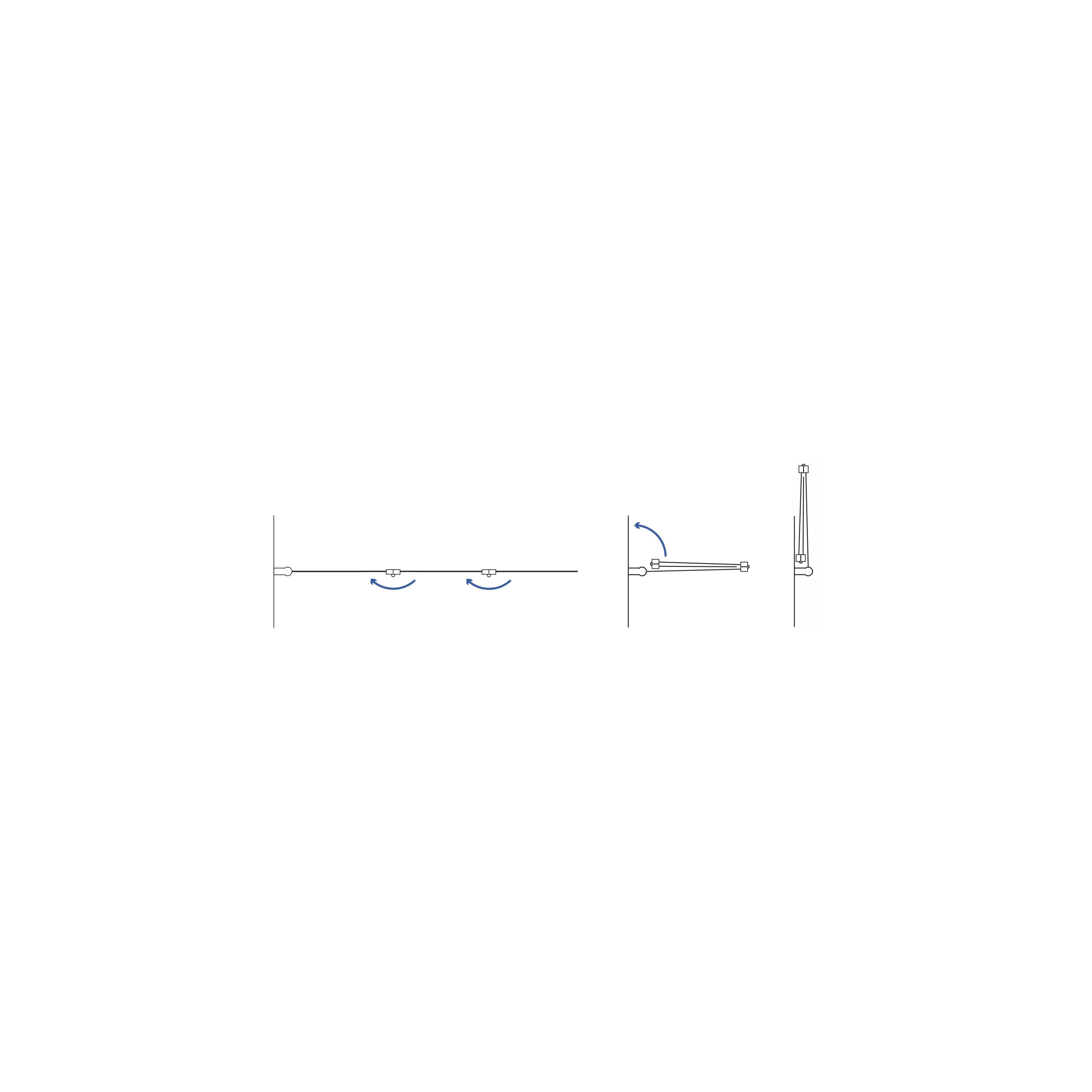 Pare-baignoire pliant Rea Agat-3 120 Brush Copper