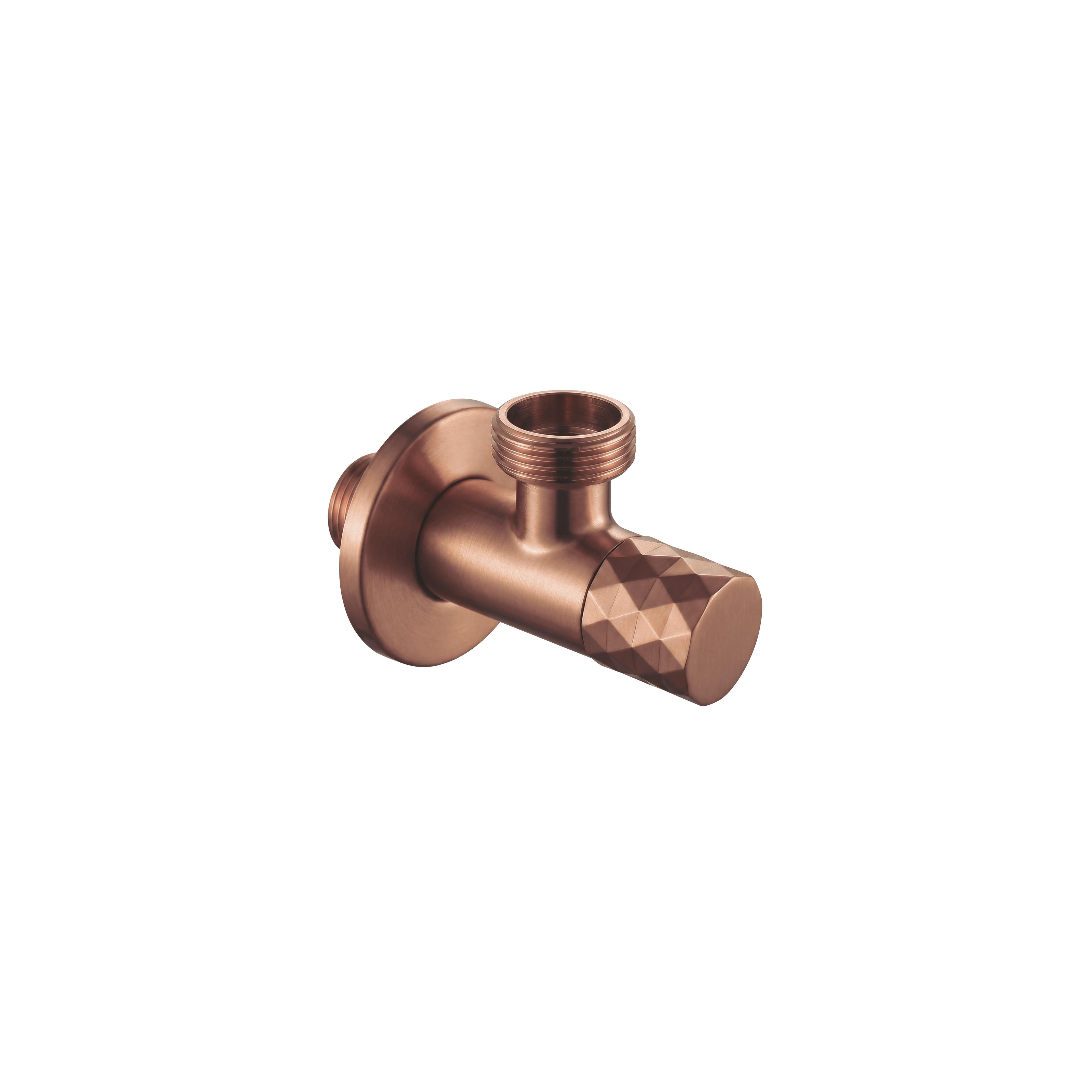 Kampinis vožtuvas Diamond 03 1/2" x 3/4" Brush Copper