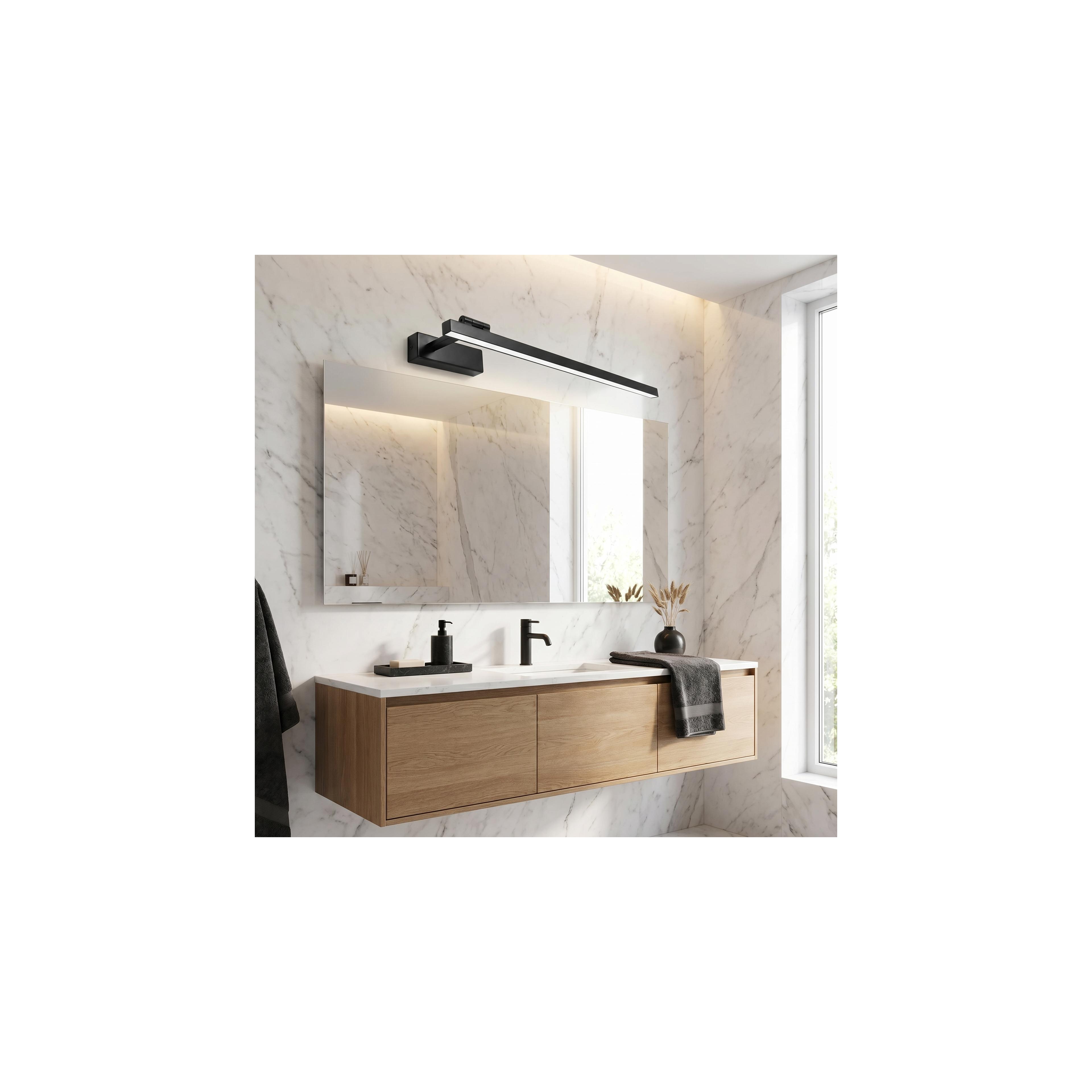 Vannitoa seina LED-valgusti SWE035-1W 60cm BLACK