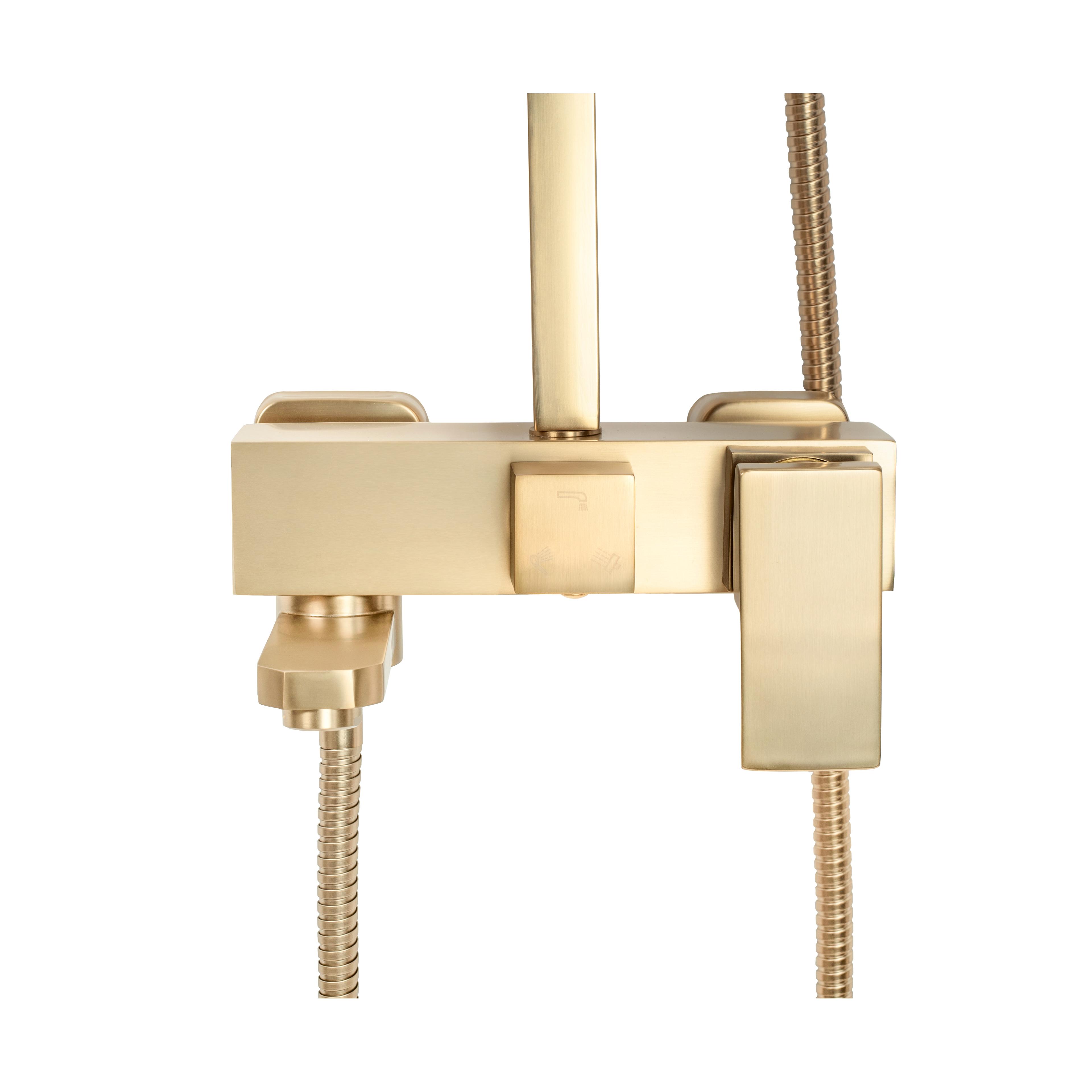 Komplet za prhanje REA JACK BRUSHED GOLD
