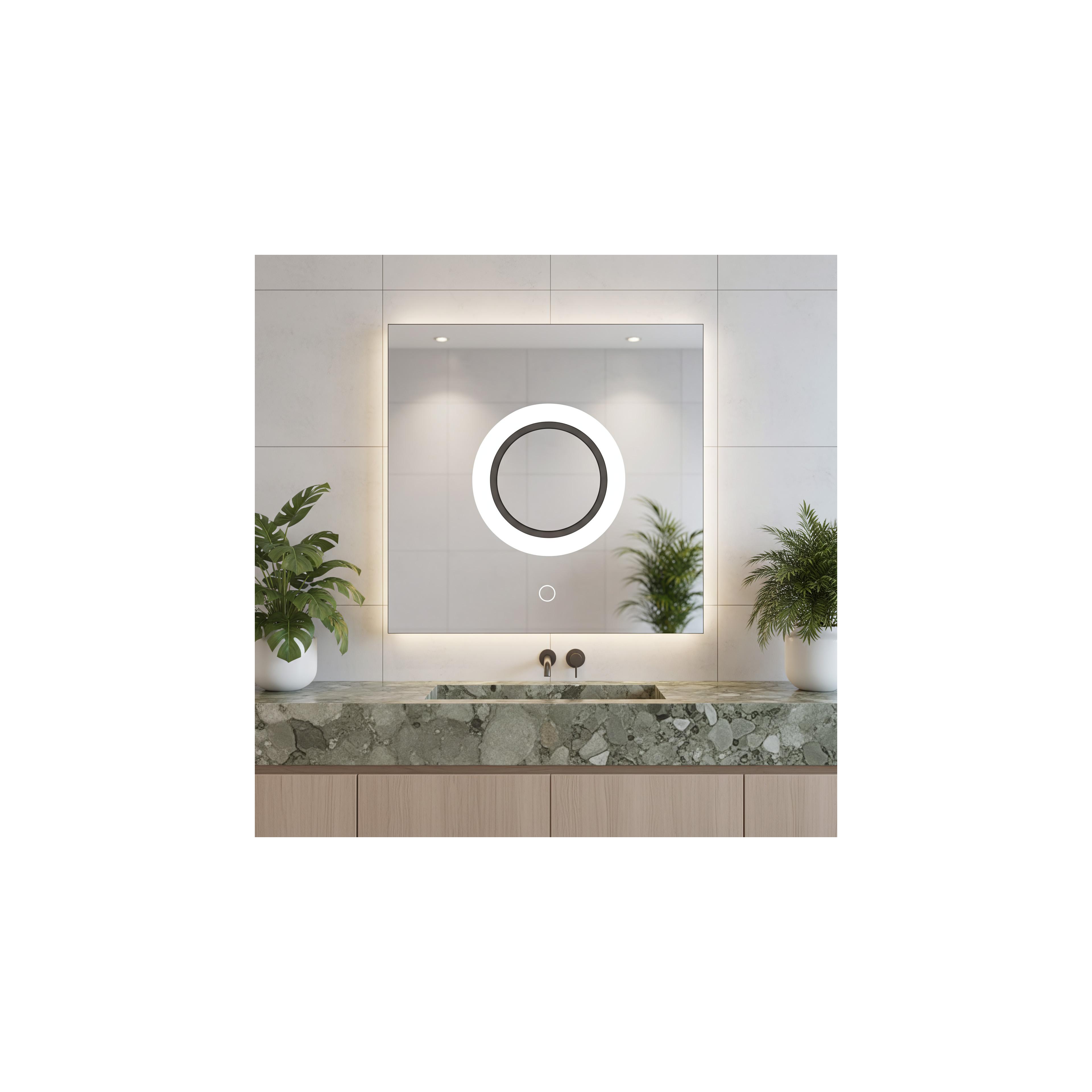 LED sienas spogulis LED 60x60 YH-BL-12