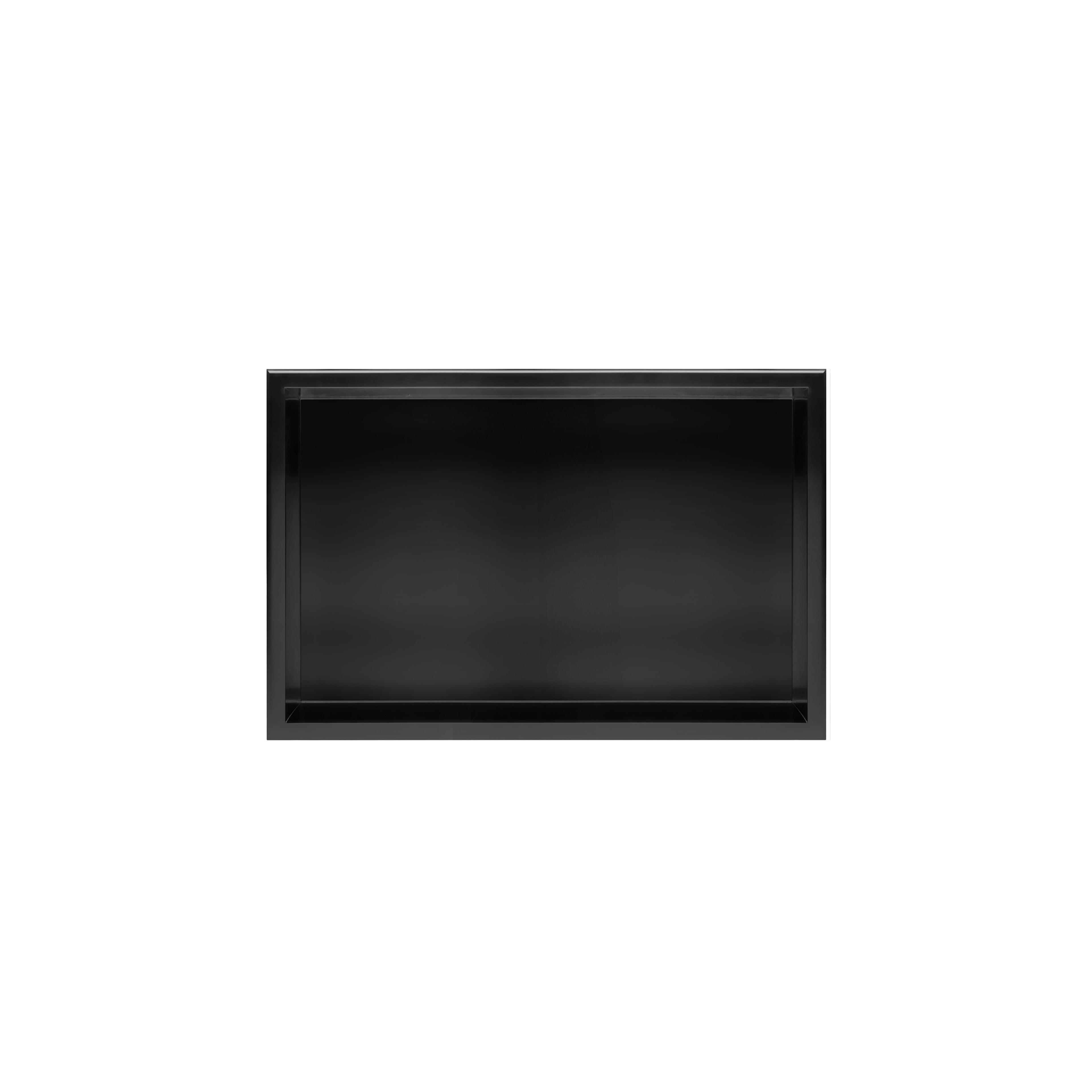bathroom shelf 30x60 black matt
