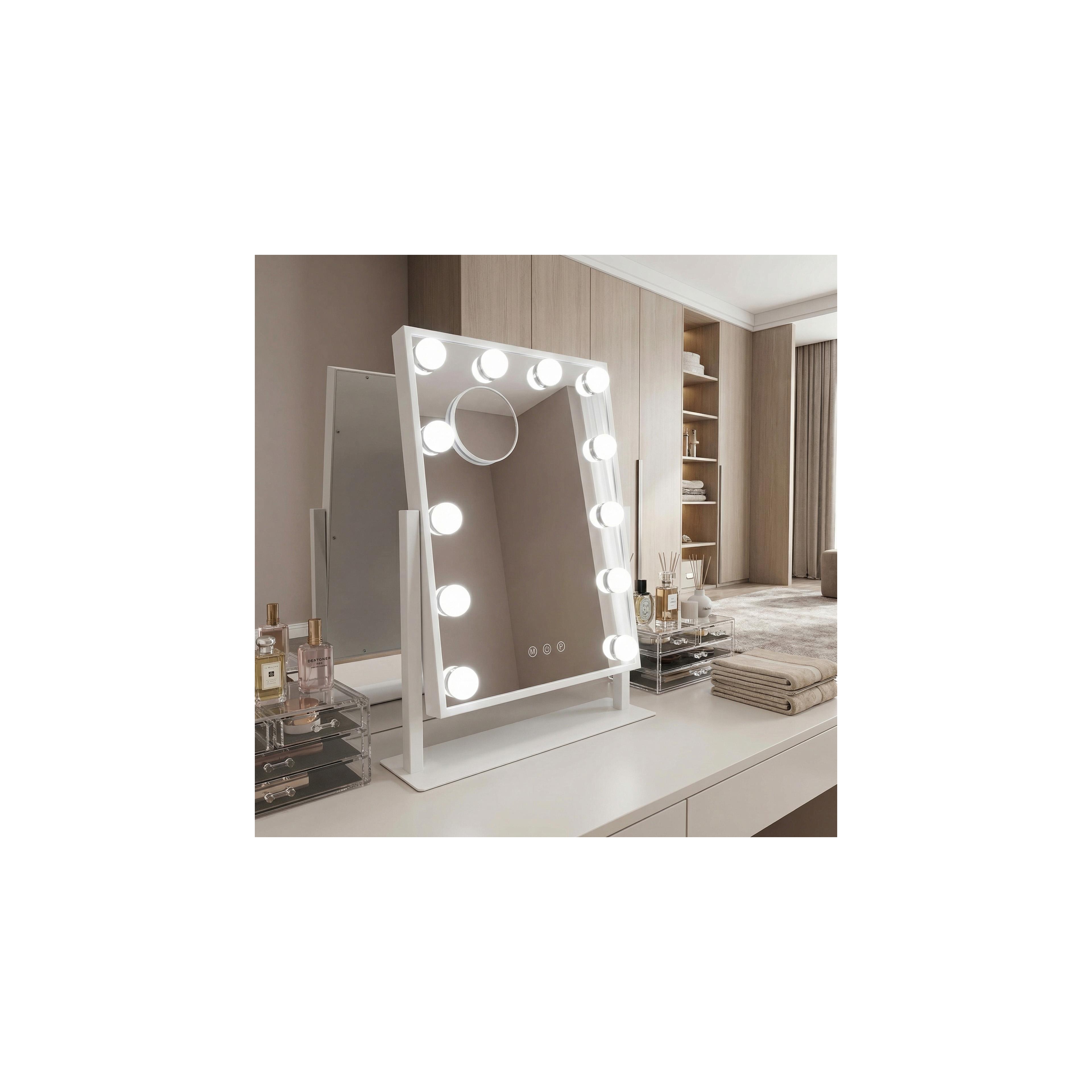 Specchio LED HOLLYWOOD White 30x40