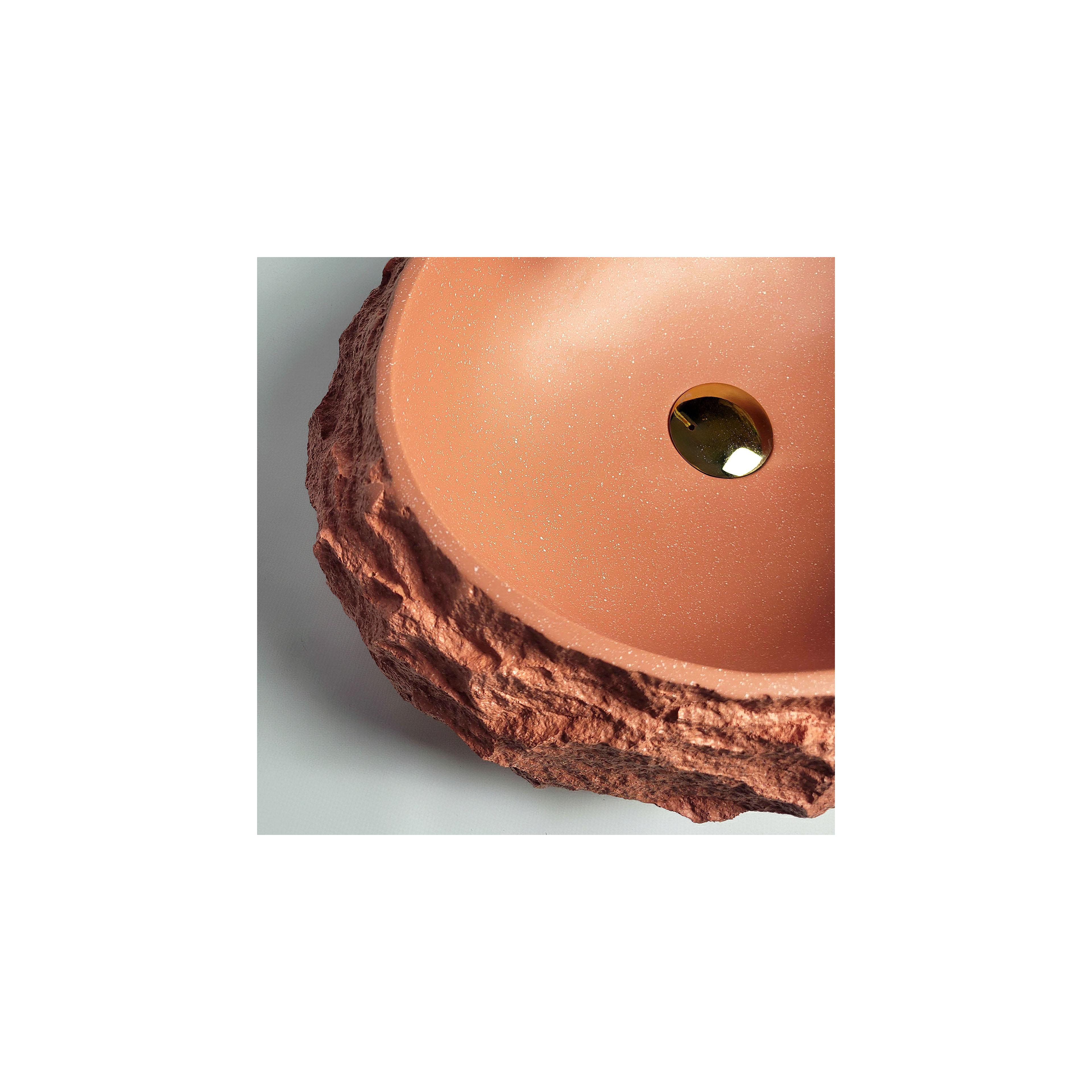 Vasque à poser Rea Mika Terracotta