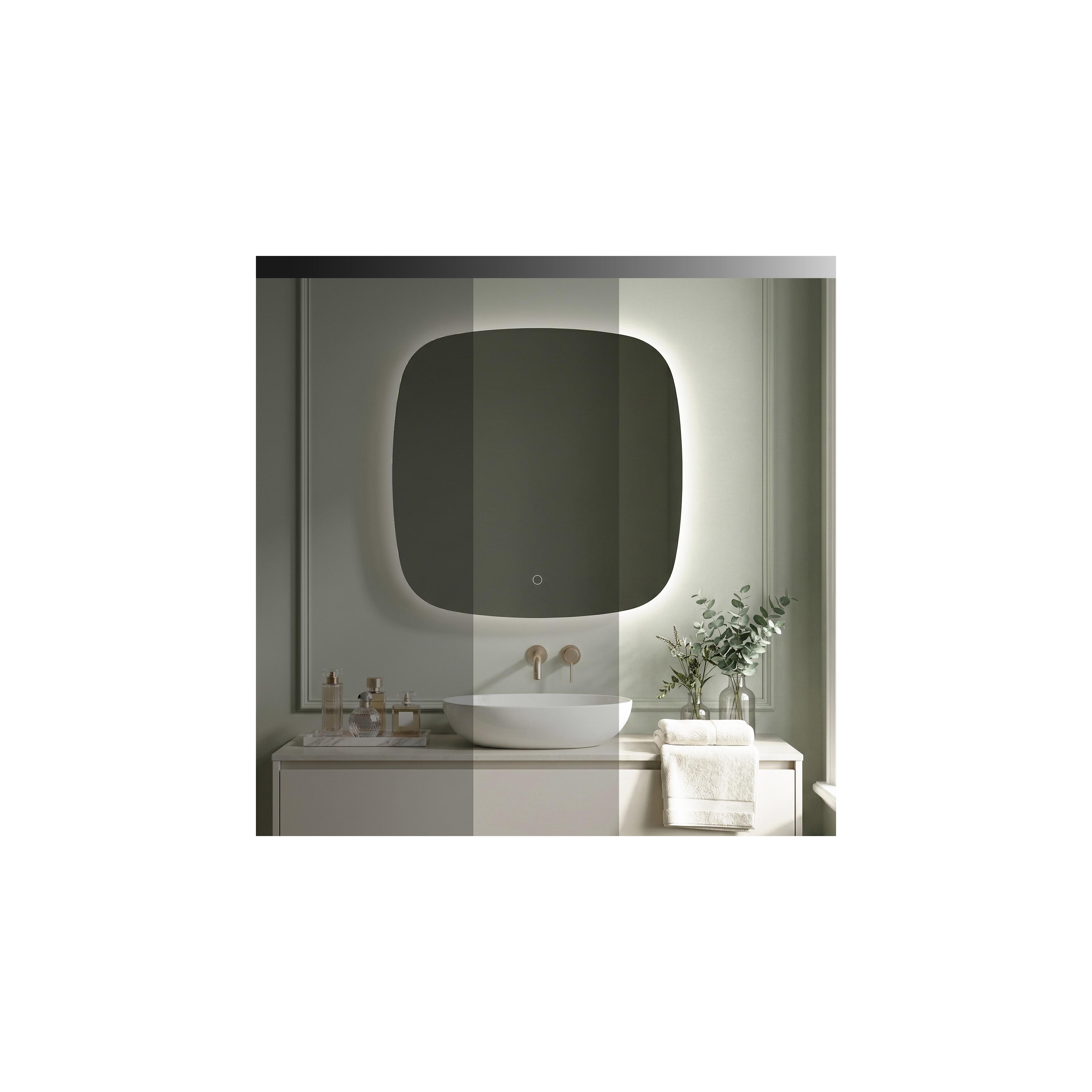 Mirror LED 70x70cm TOP