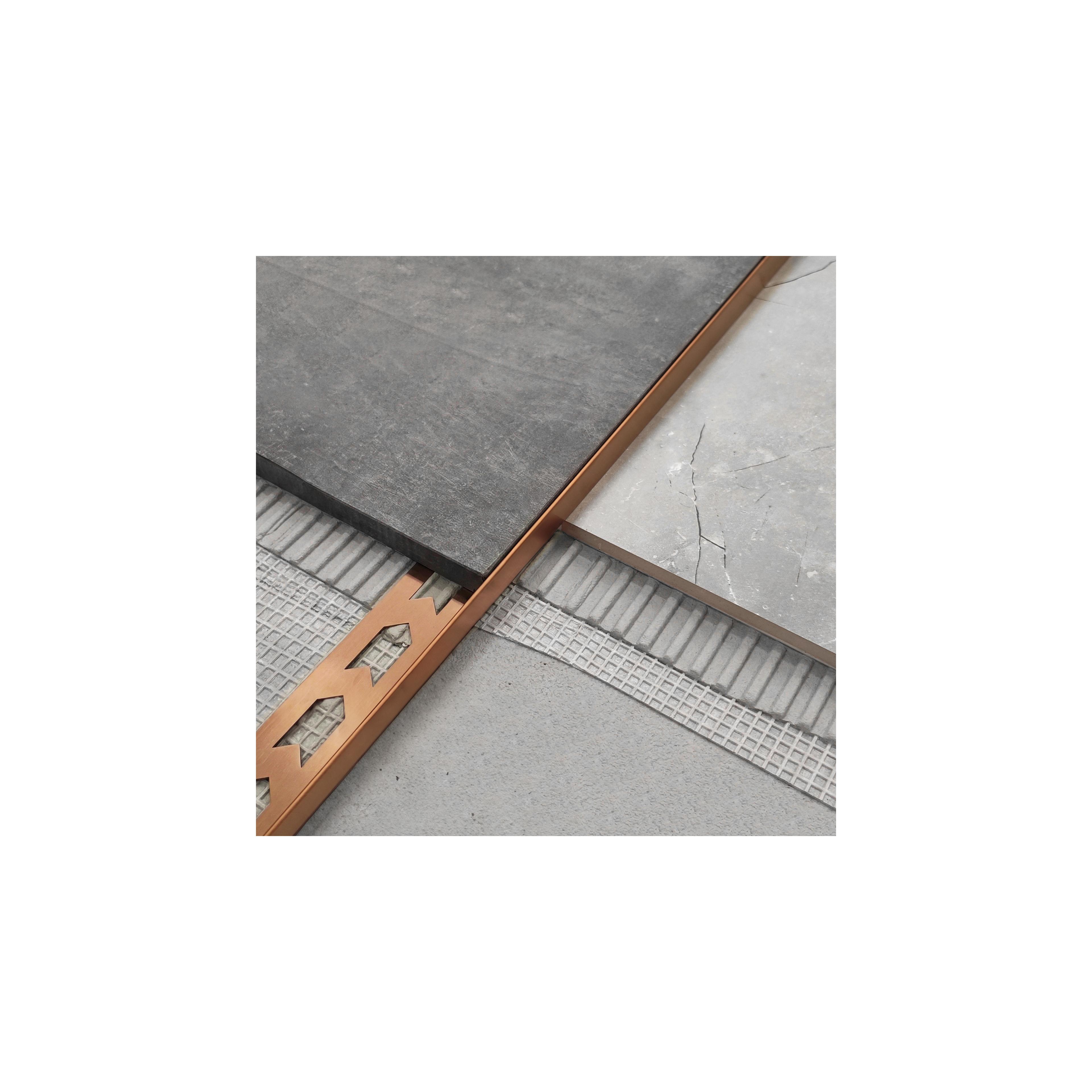 Shower tray skirting panel 100cm Brush Copper