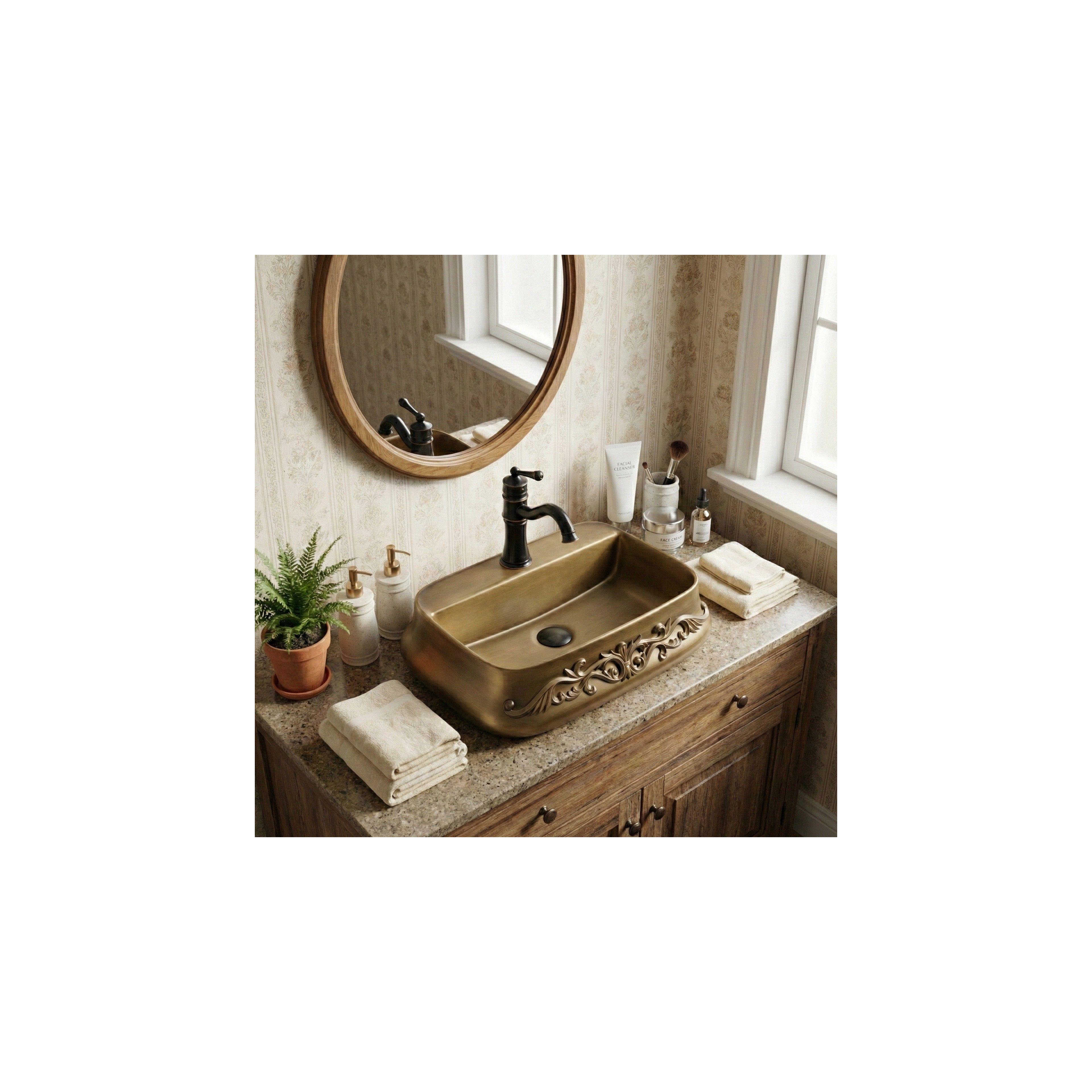 Countertop washbasin Rea Castel