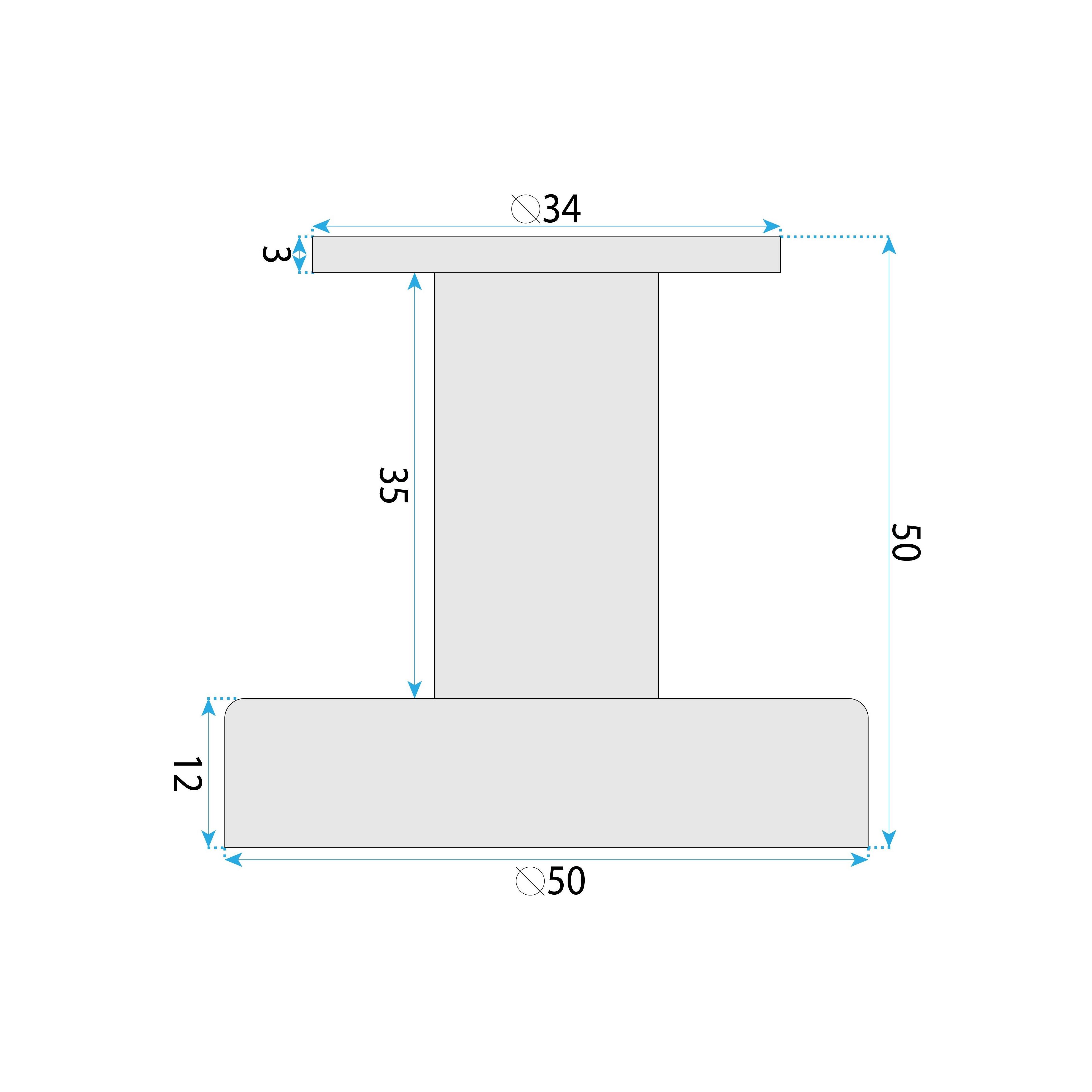 Bathroom hanger 6606A Modern Gold
