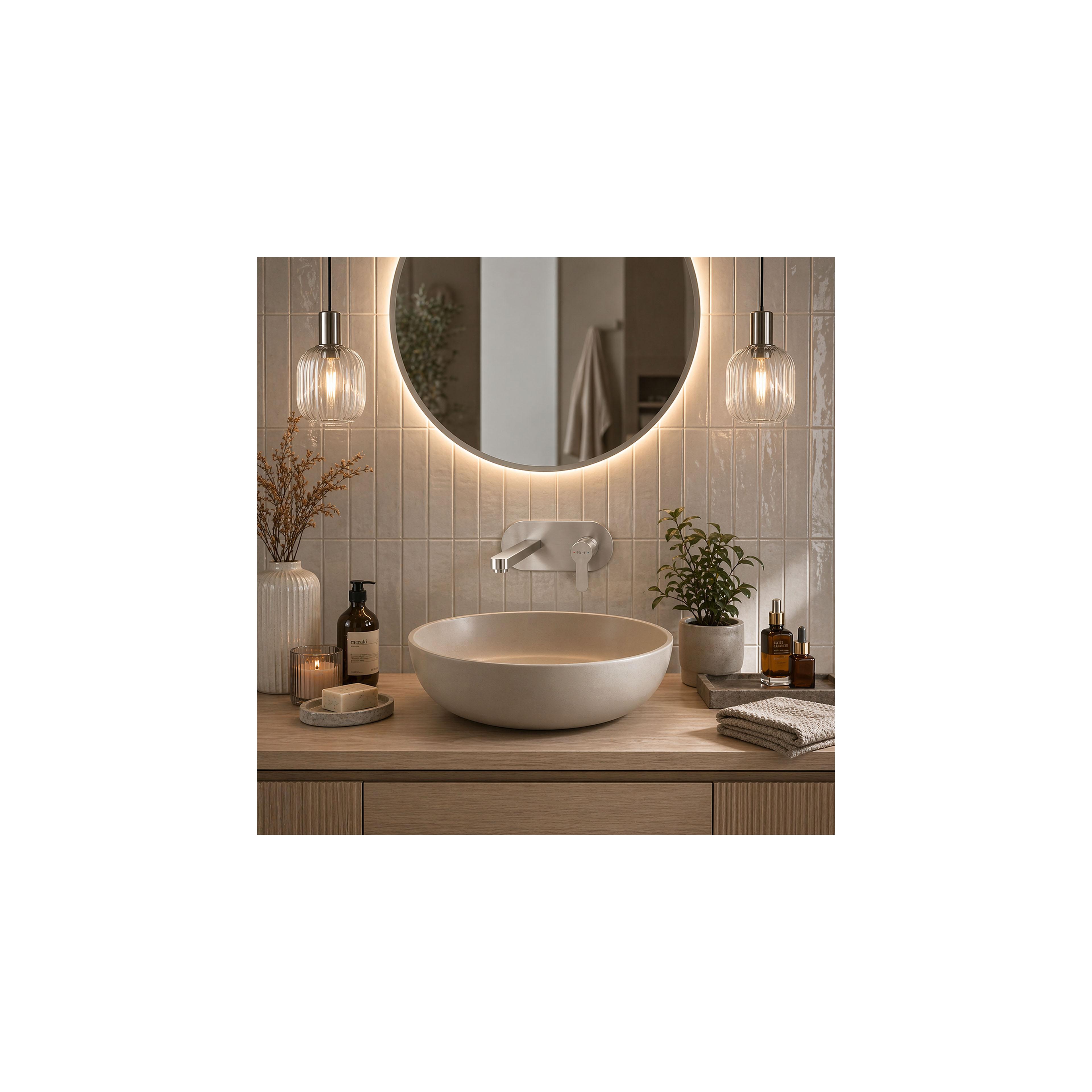 ZIDNA SLAVINA  REA Arcos Brush Nickel