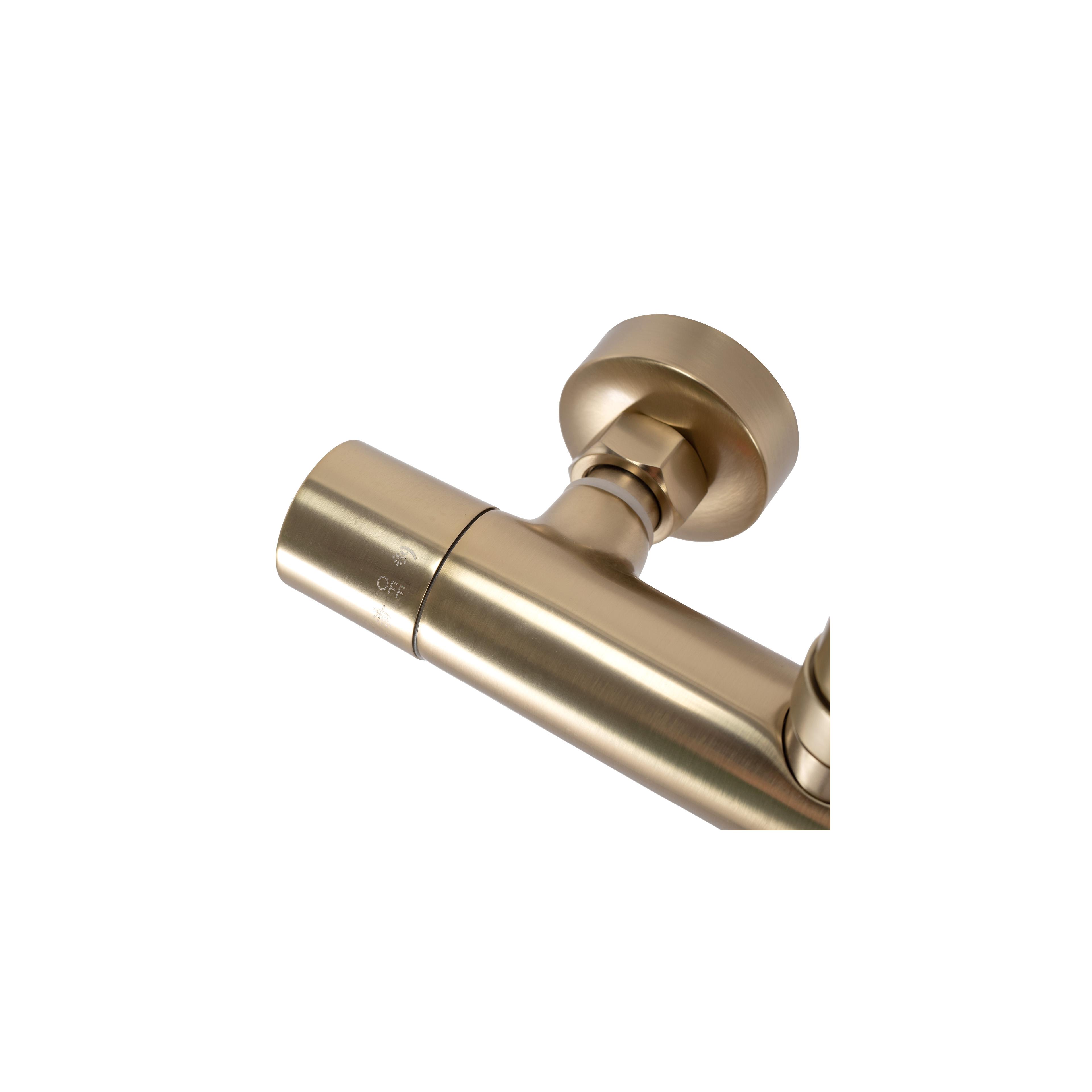 DUŠAS KOMPLEKTS AR TERMOSTATU Rea PAROT Brushed Gold