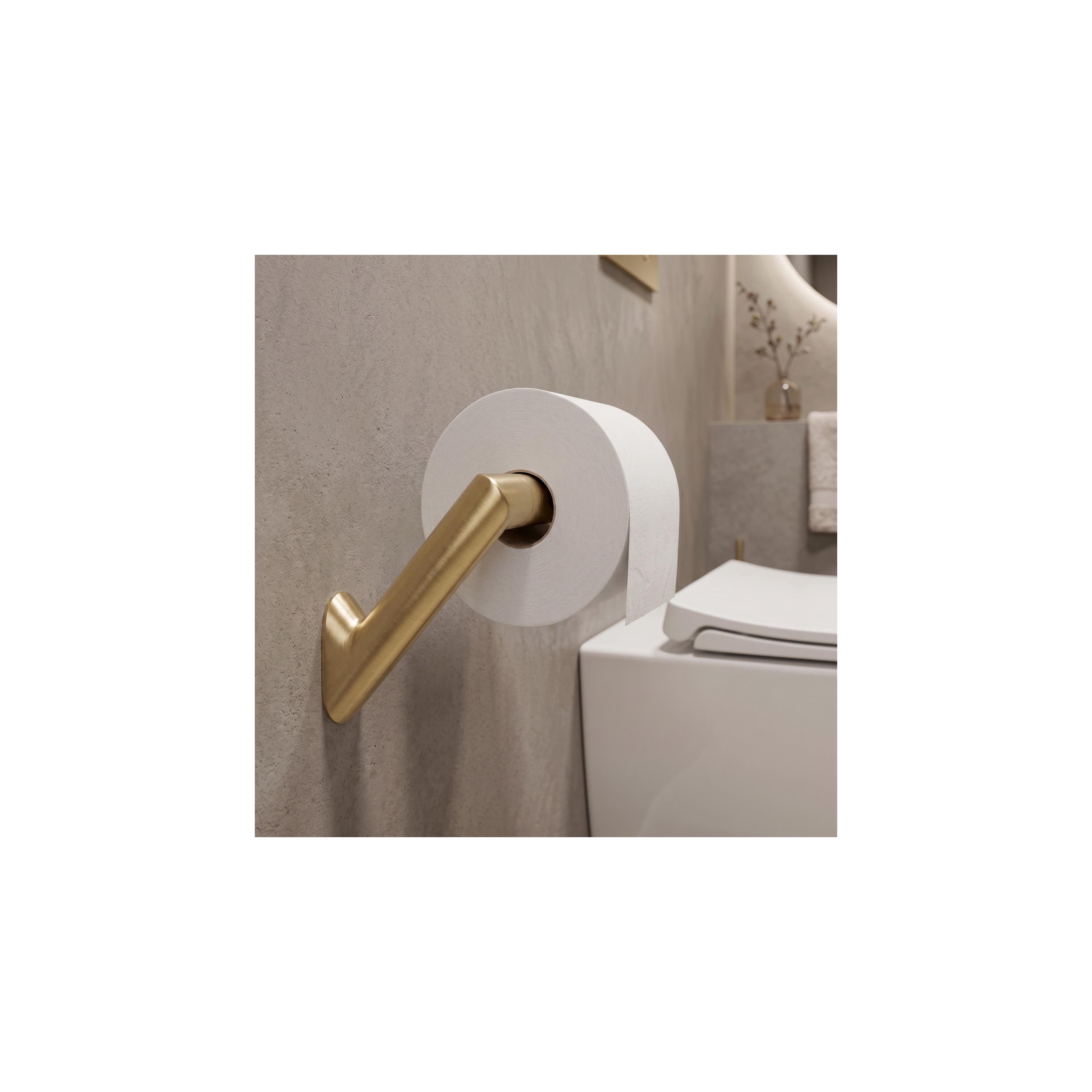 Toilet paper holder Will Brush Gold
