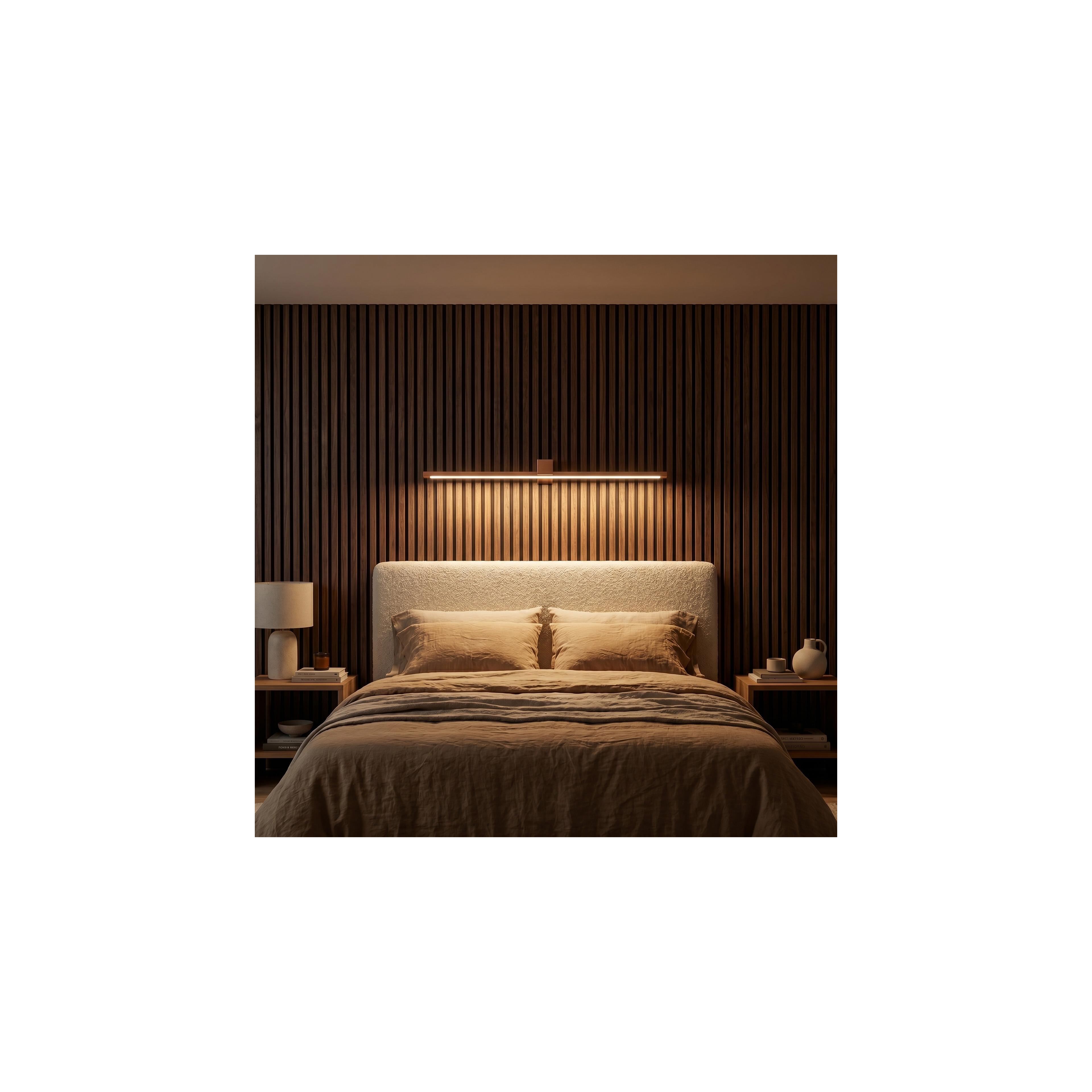 Bad LED-Wandleuchte SWE054-1W 80 cm COPPER BRUSH