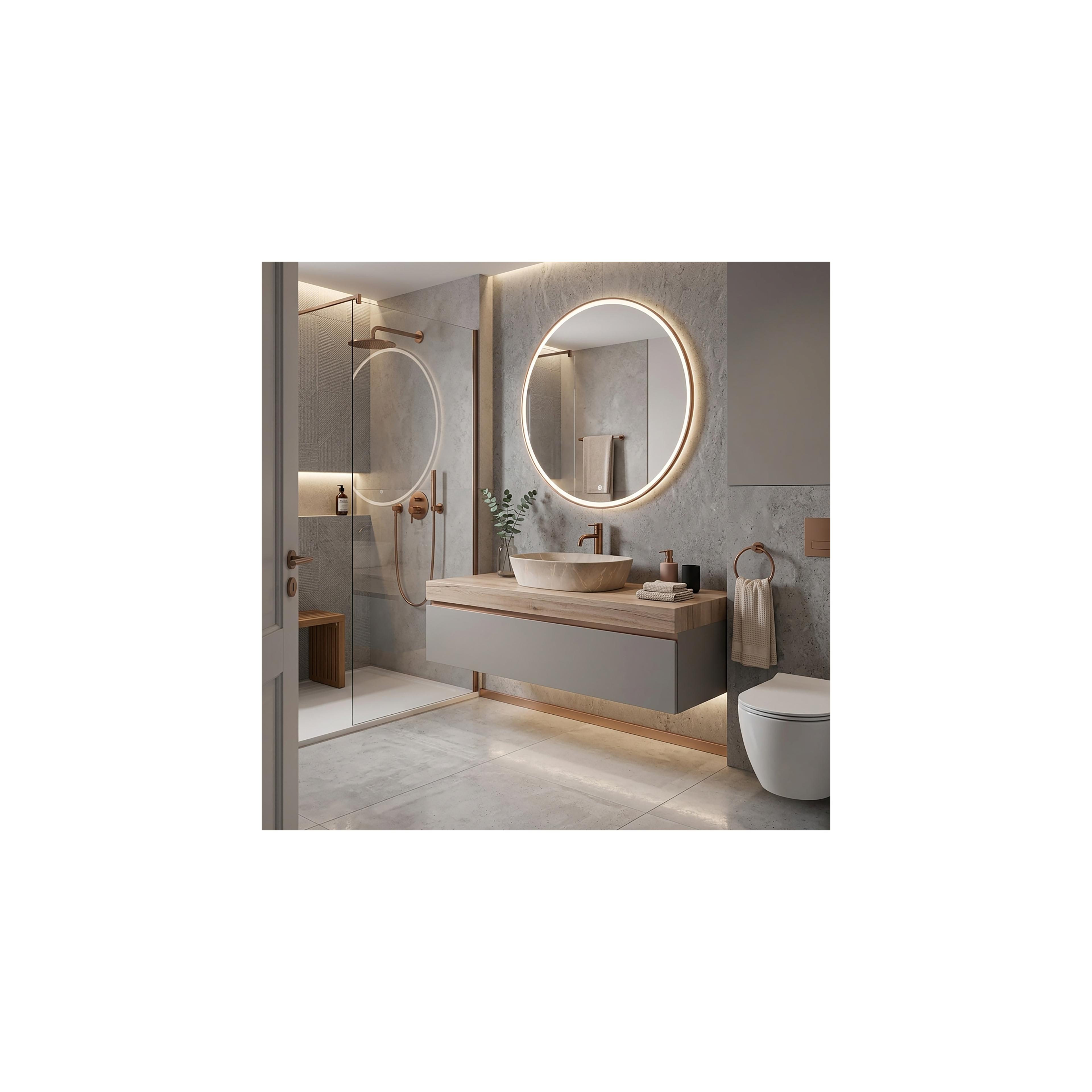 Πάγκος νιπτήρας Rea Freja Beige 51 x 39.5 x 14 cm