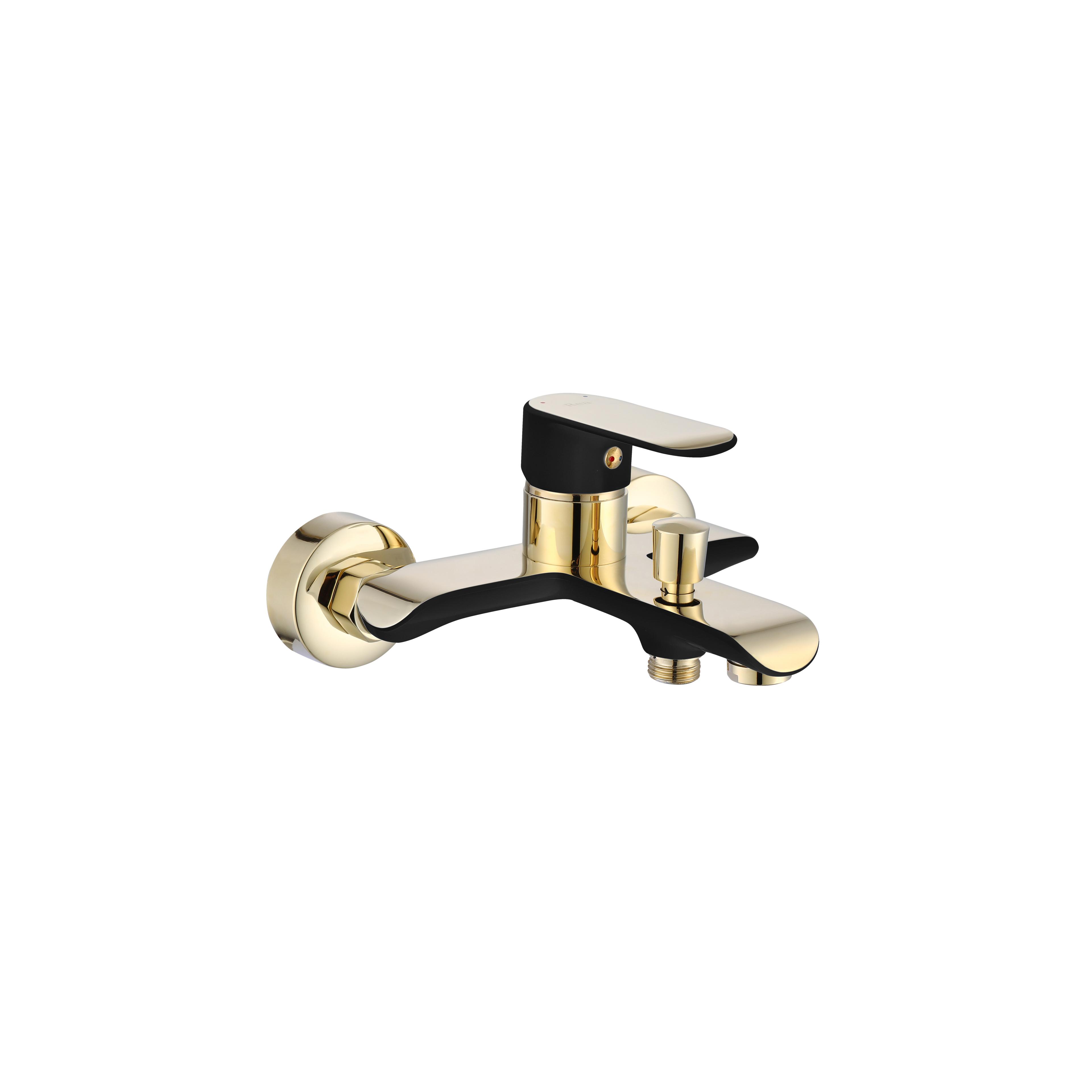 REA BLOOM Black Gold miješalica za kadu