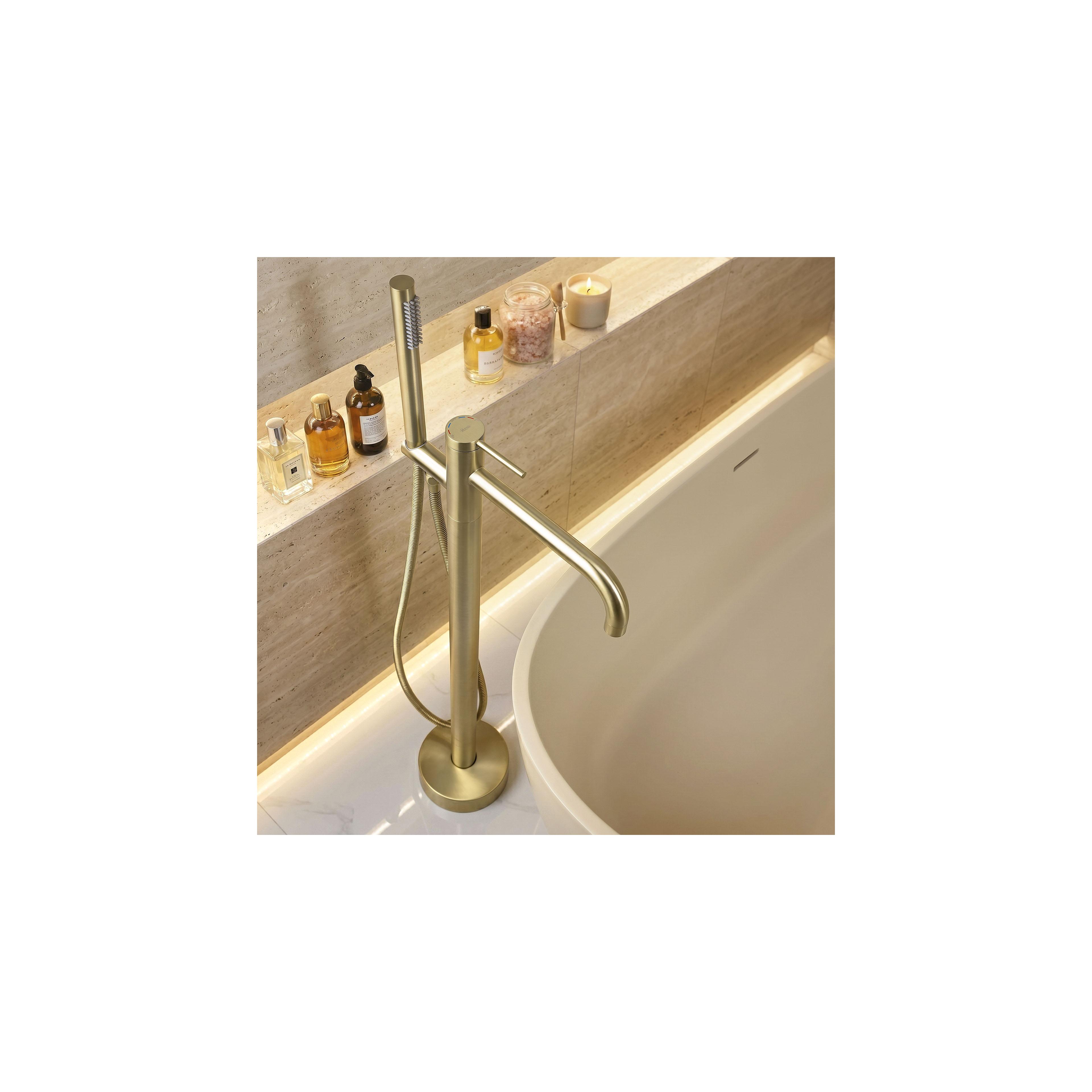 Free-standing faucet Rea Clif Brush Gold