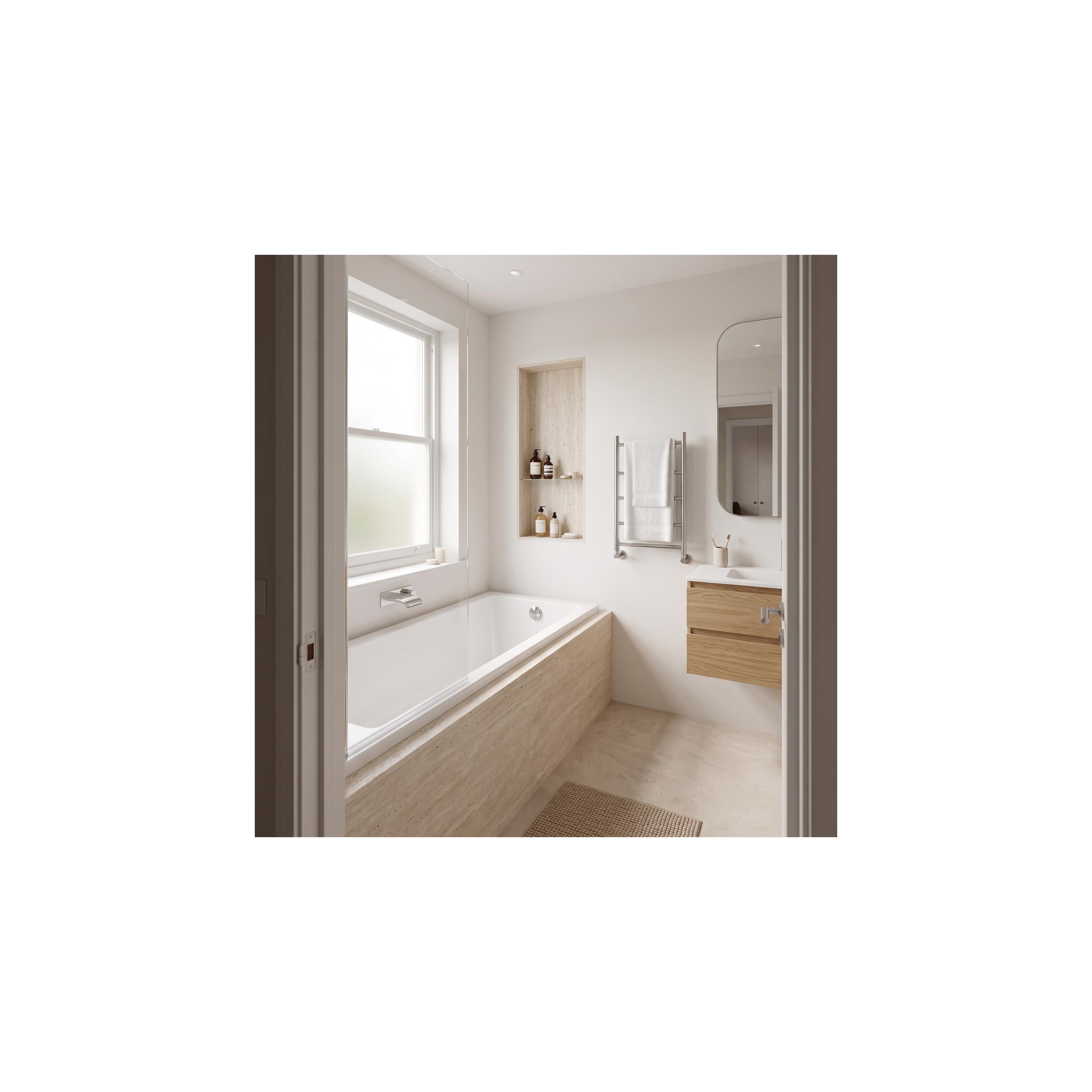Baignoire acrylique encastrable Rea Catania 180