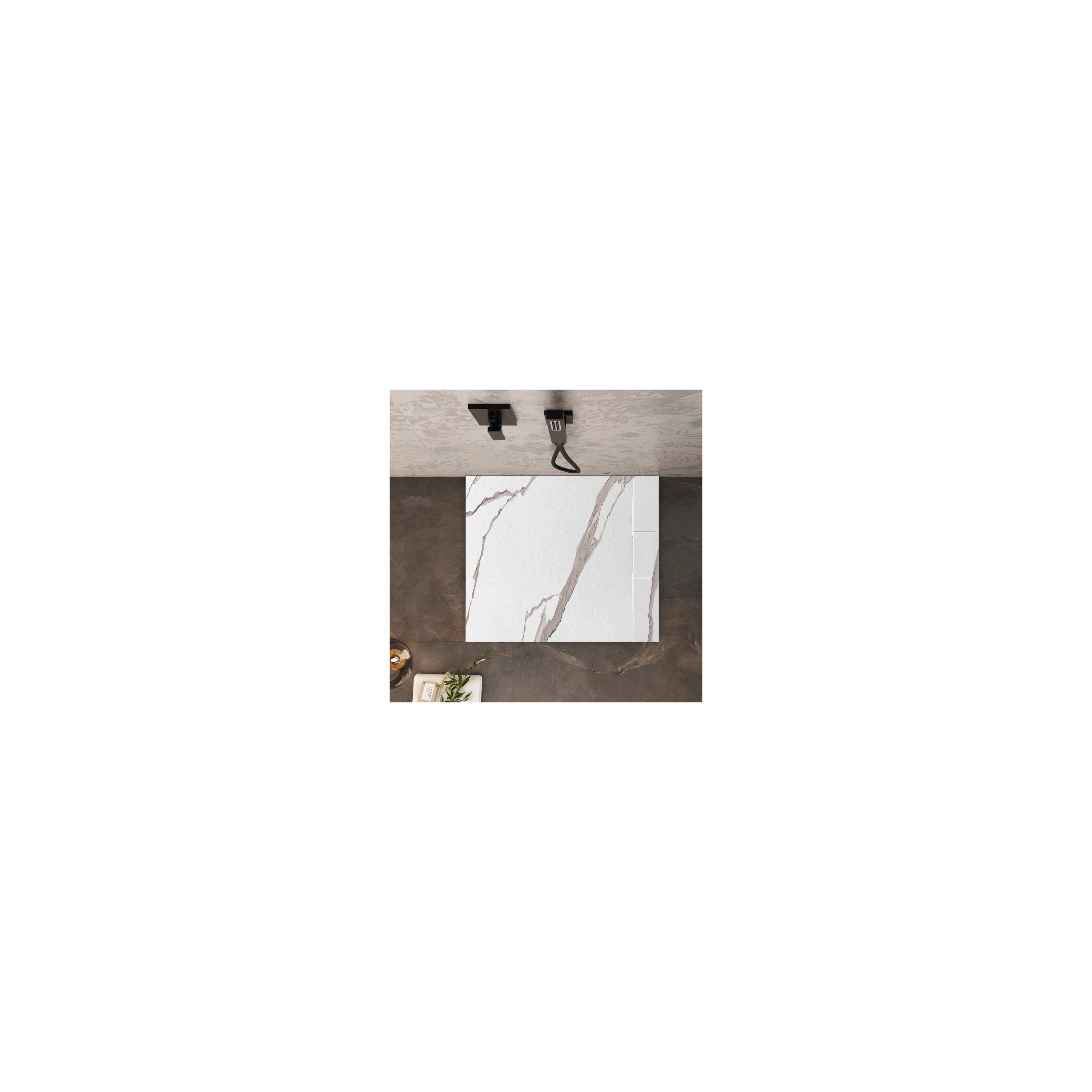 Duschtasse Bazalt CARRARA WHITE 90x90