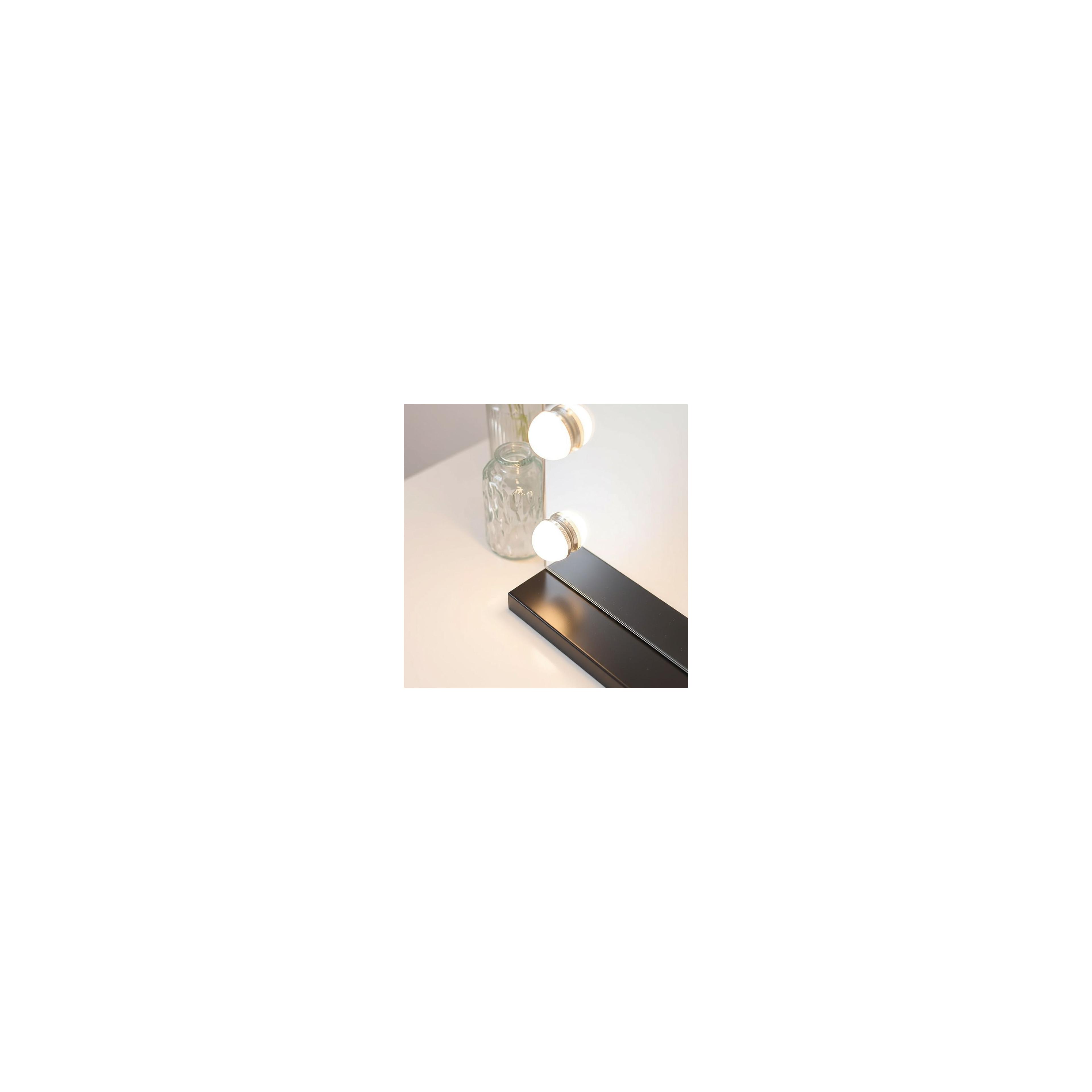 Mirror LED HOLLYWOOD Black 80x60