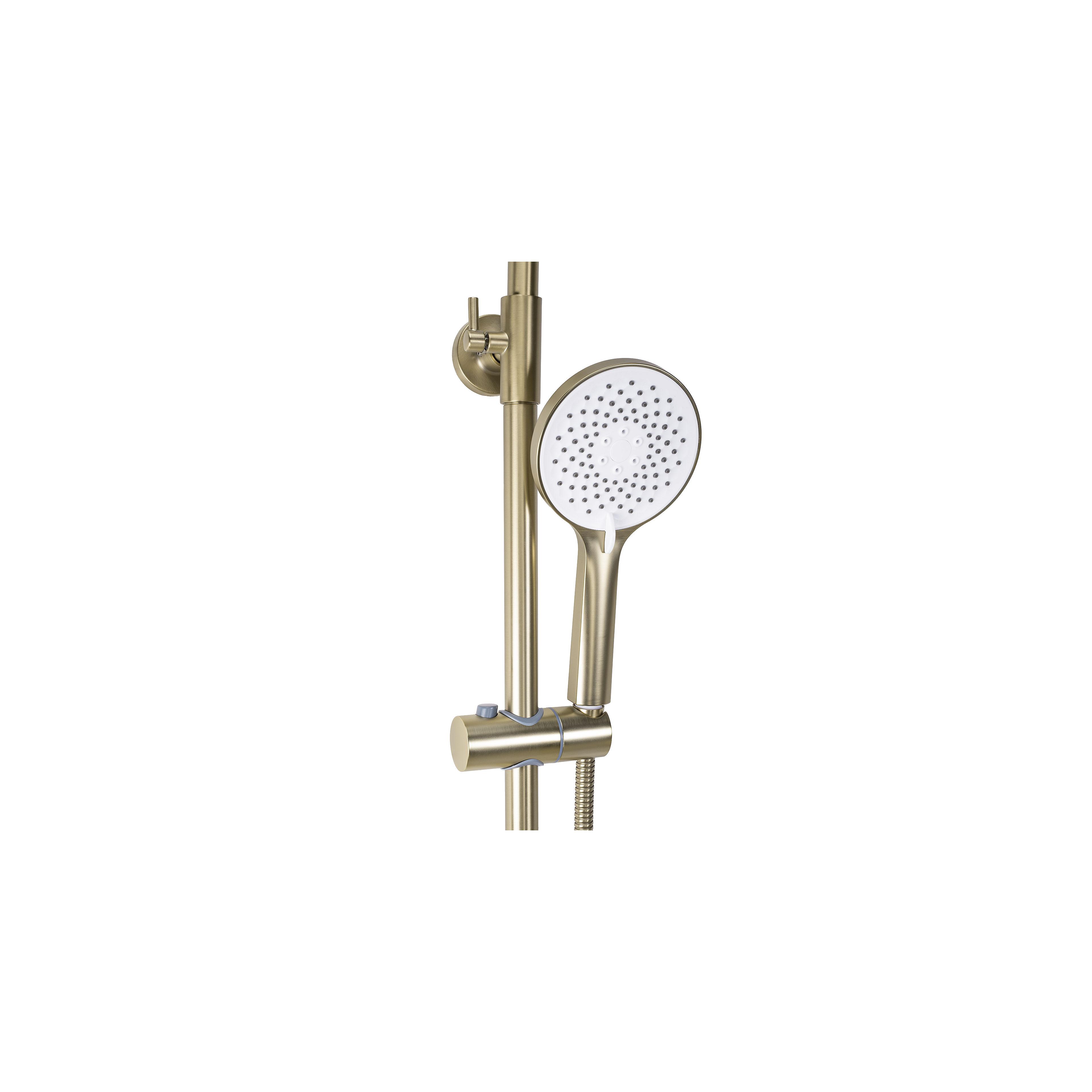 Shower set REA DROP Brush Gold