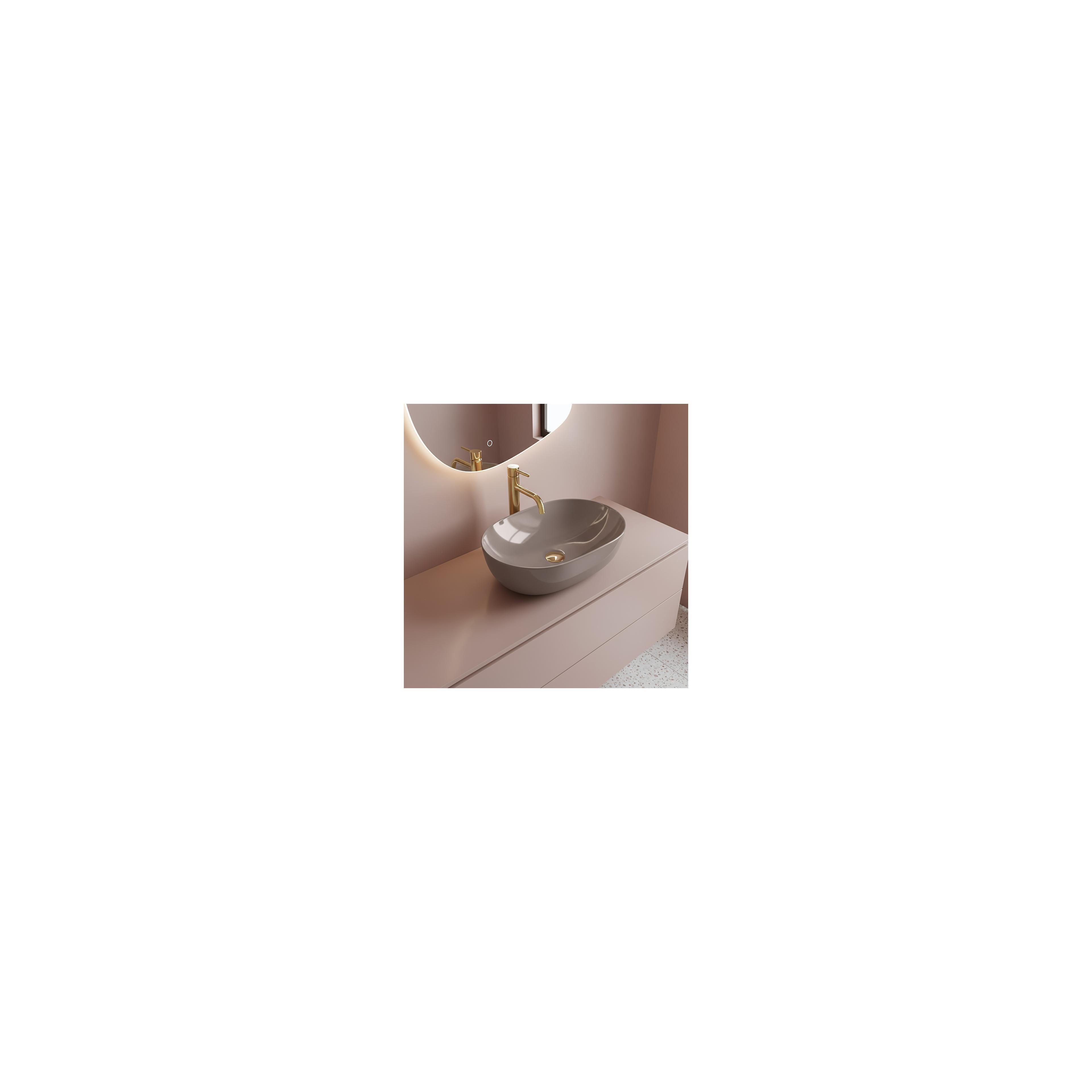 Umywalka nablatowa Rea Lisa Beige Shiny