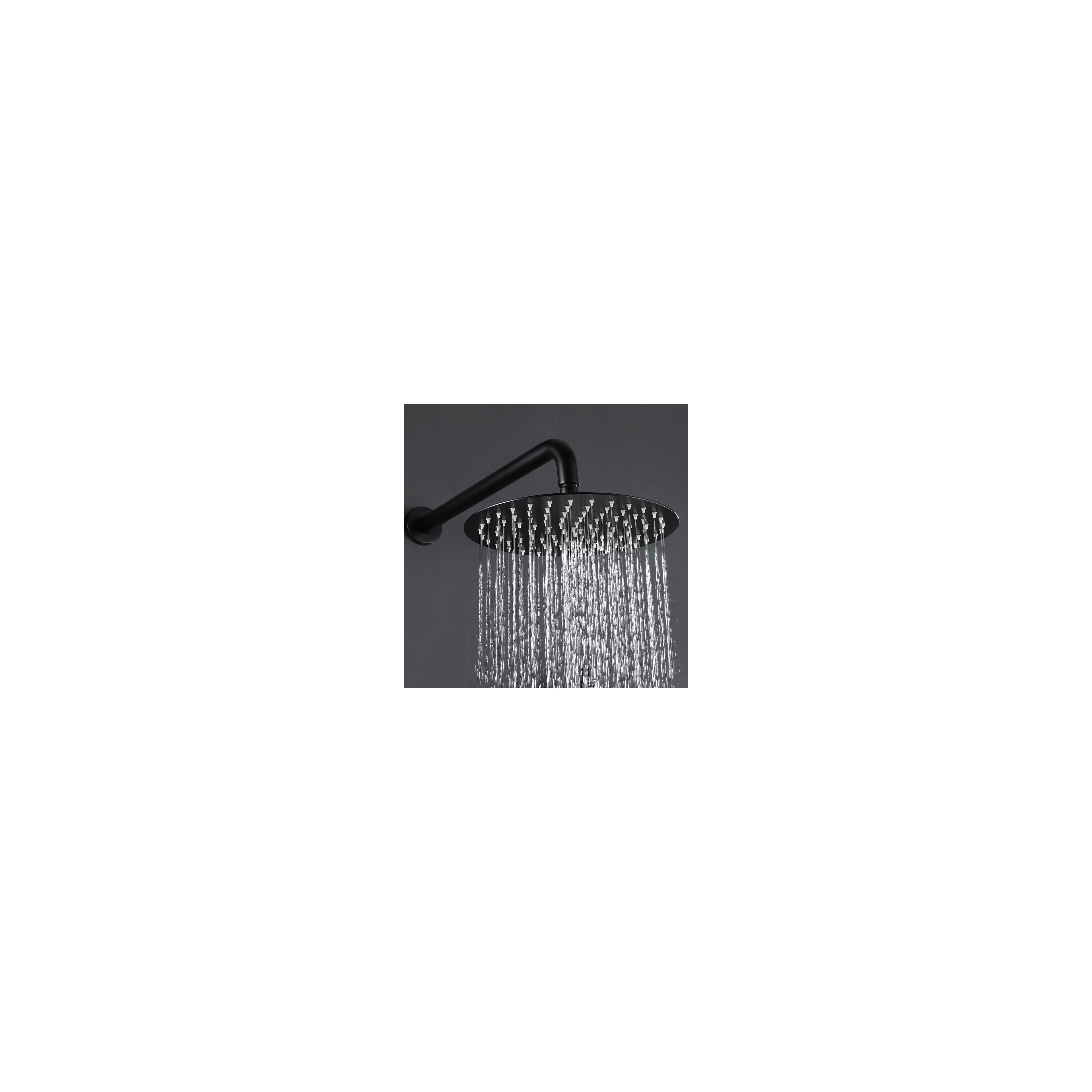 Esőztető zuhany Rea Black Matt 25cm