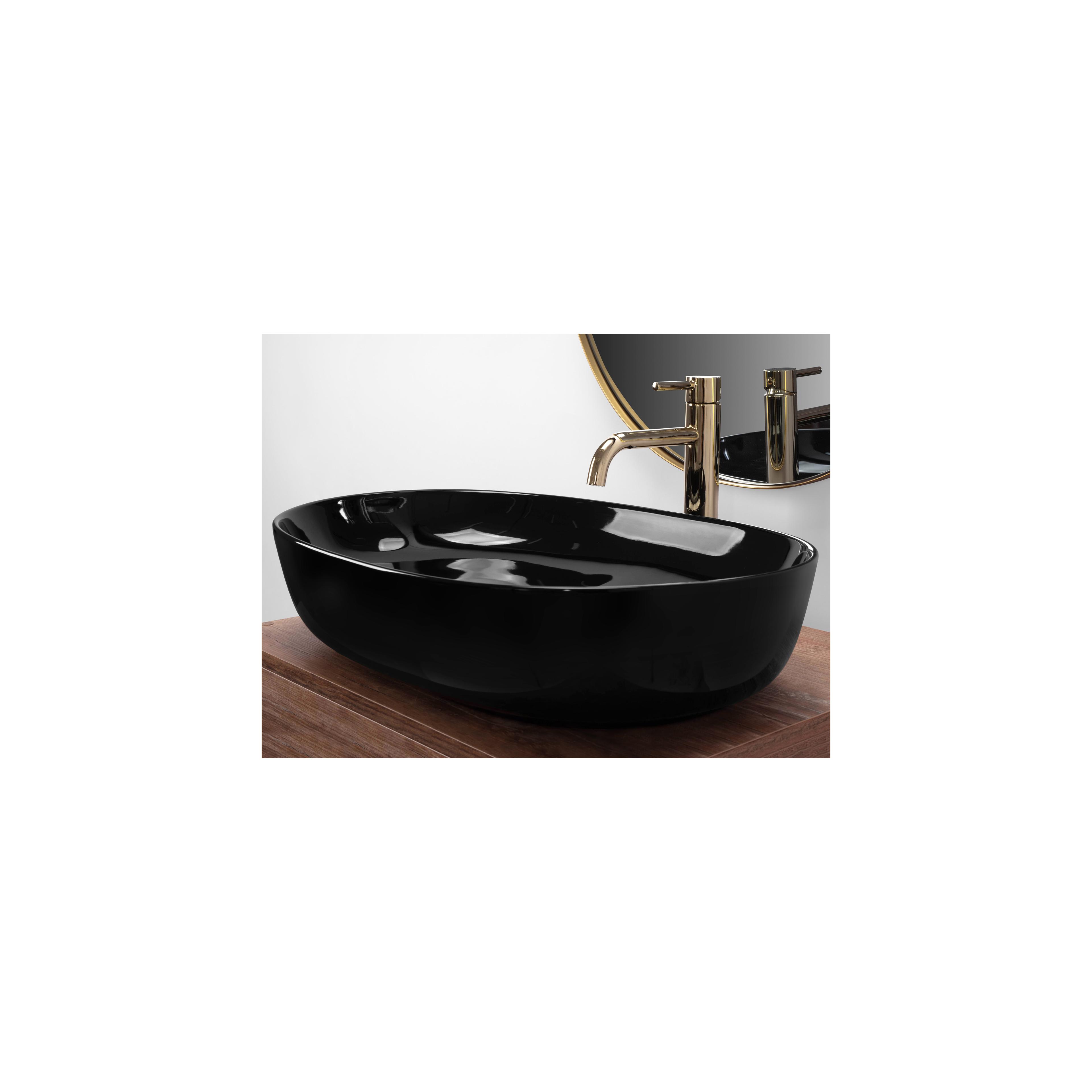 Vasque à poser en céramique Rea CLEO Black
