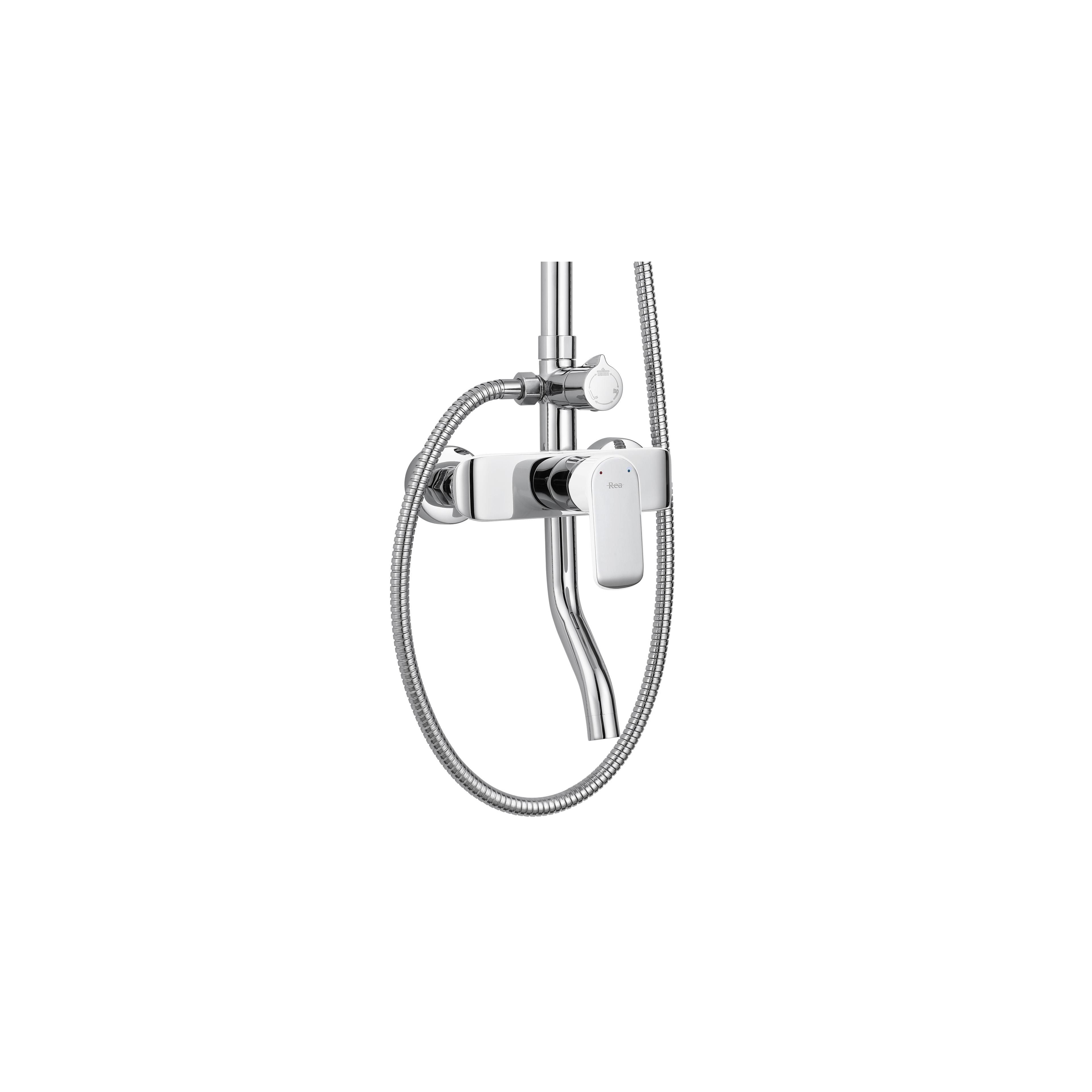 Sprchový set REA BLOOM WHITE CHROME