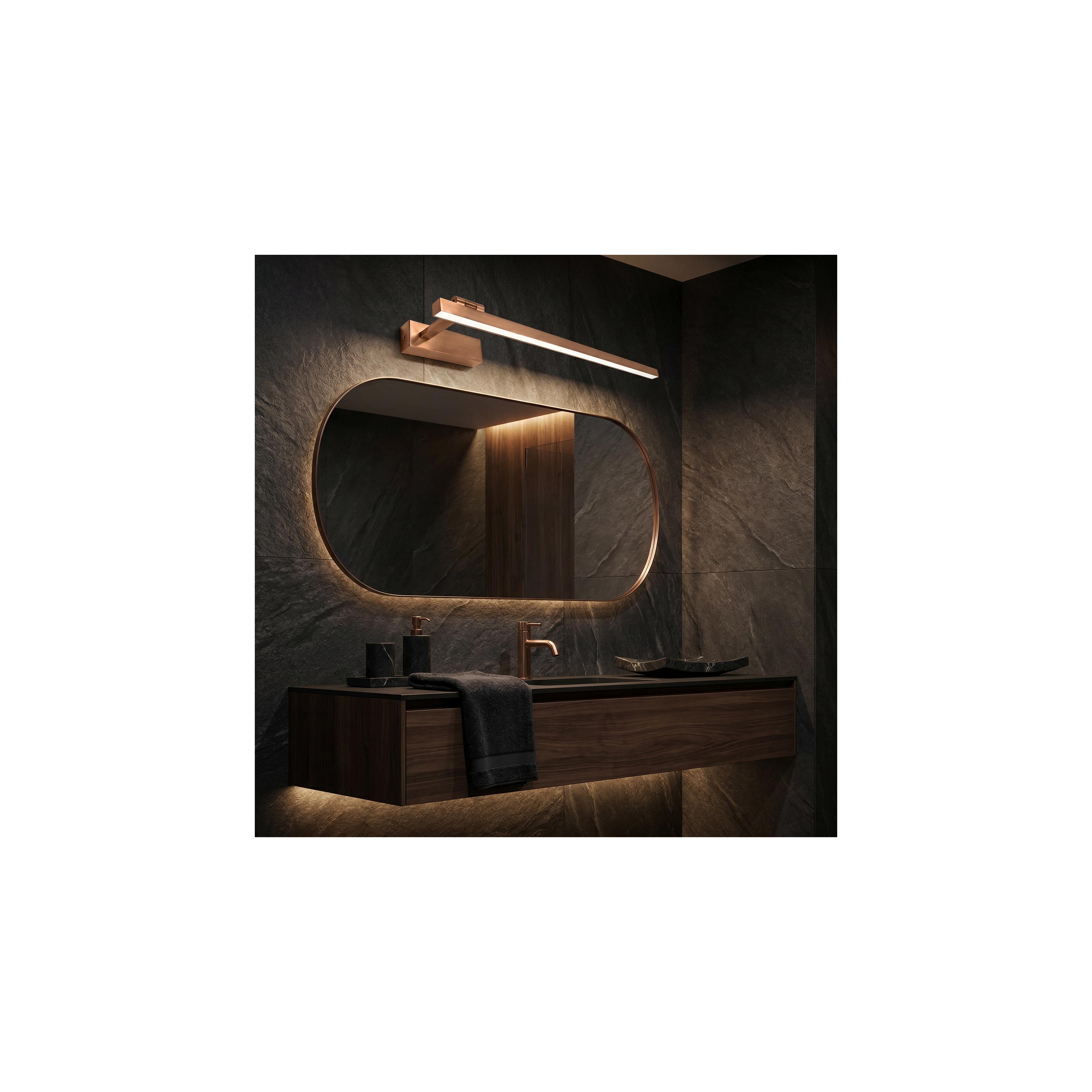 Vannitoa seina LED-valgusti SWE038-1W 60cm BRUSH COPPER
