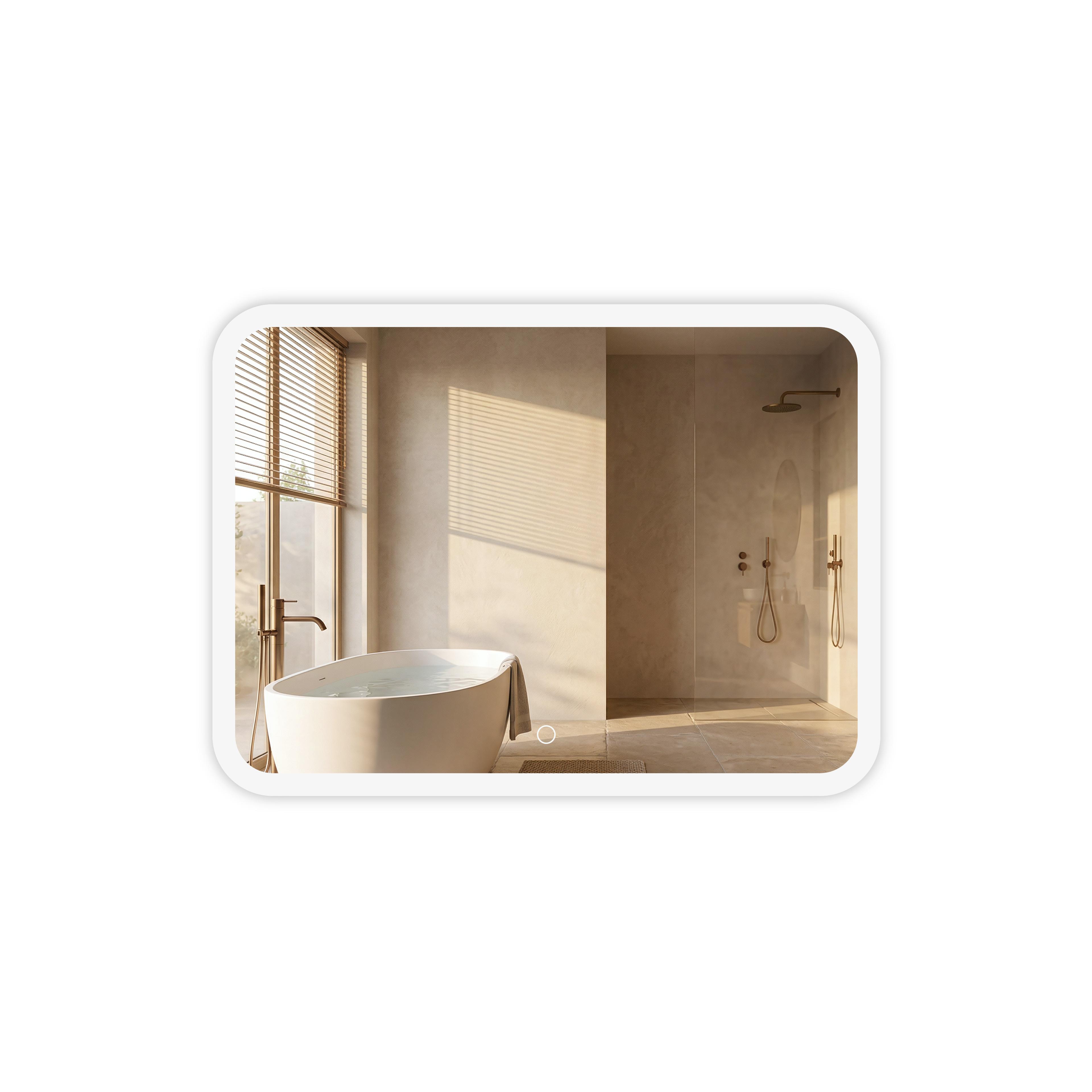 Mirror LED 80x60cm TOP-3