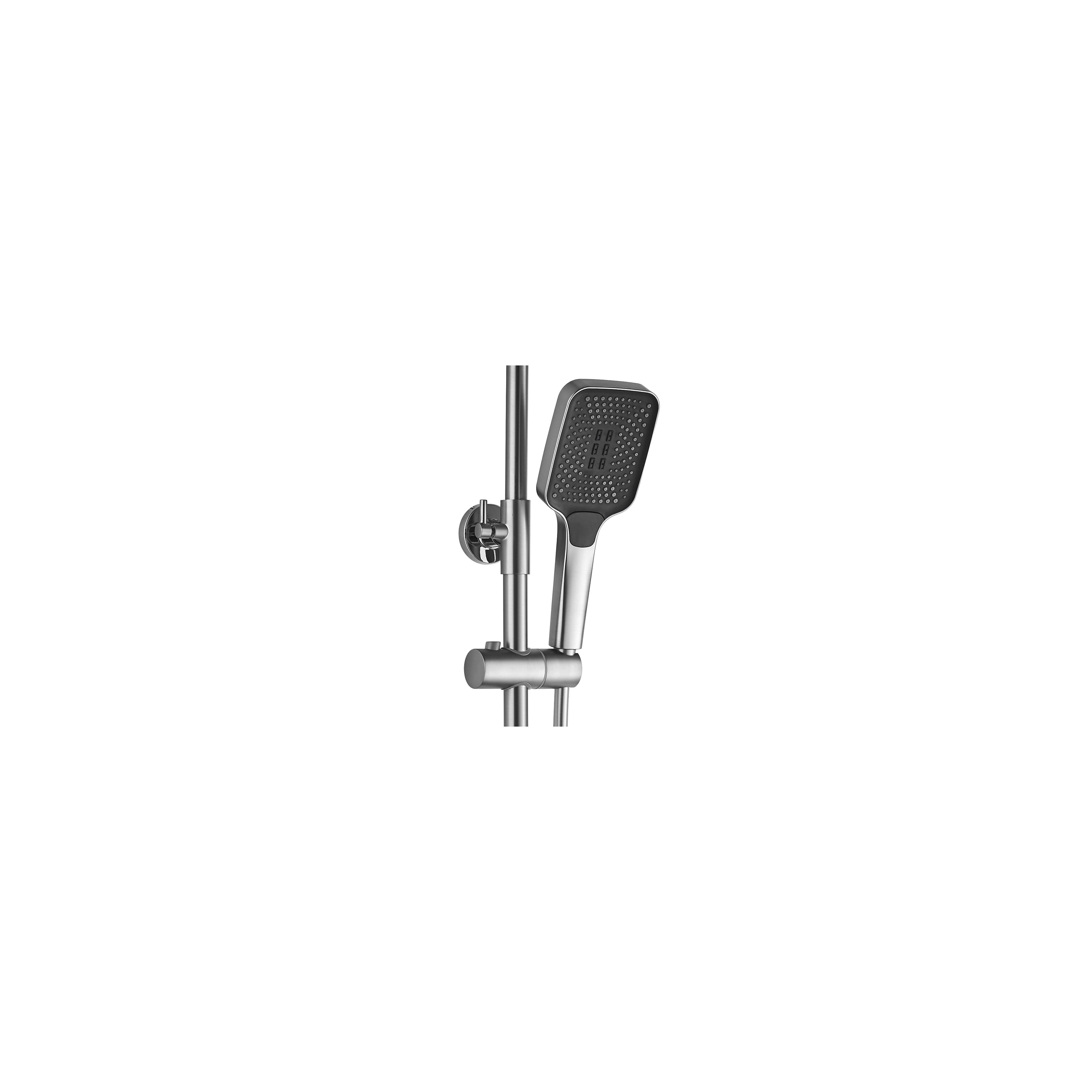Sprchový set s termostatom REA ROB Nickiel Brush INOX