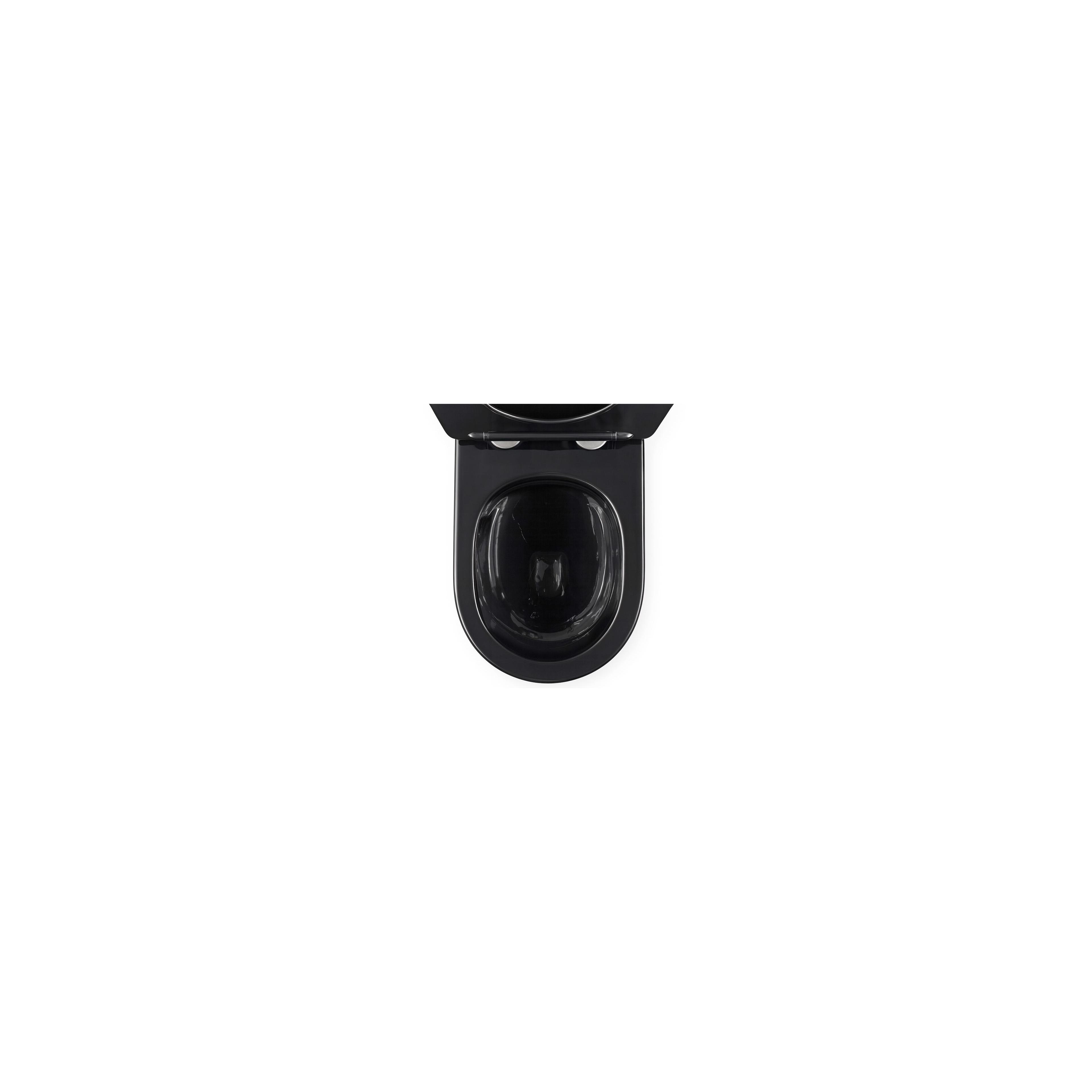Cuvette WC suspendue Rea Carlo Mini Tornado Black Gold Egde