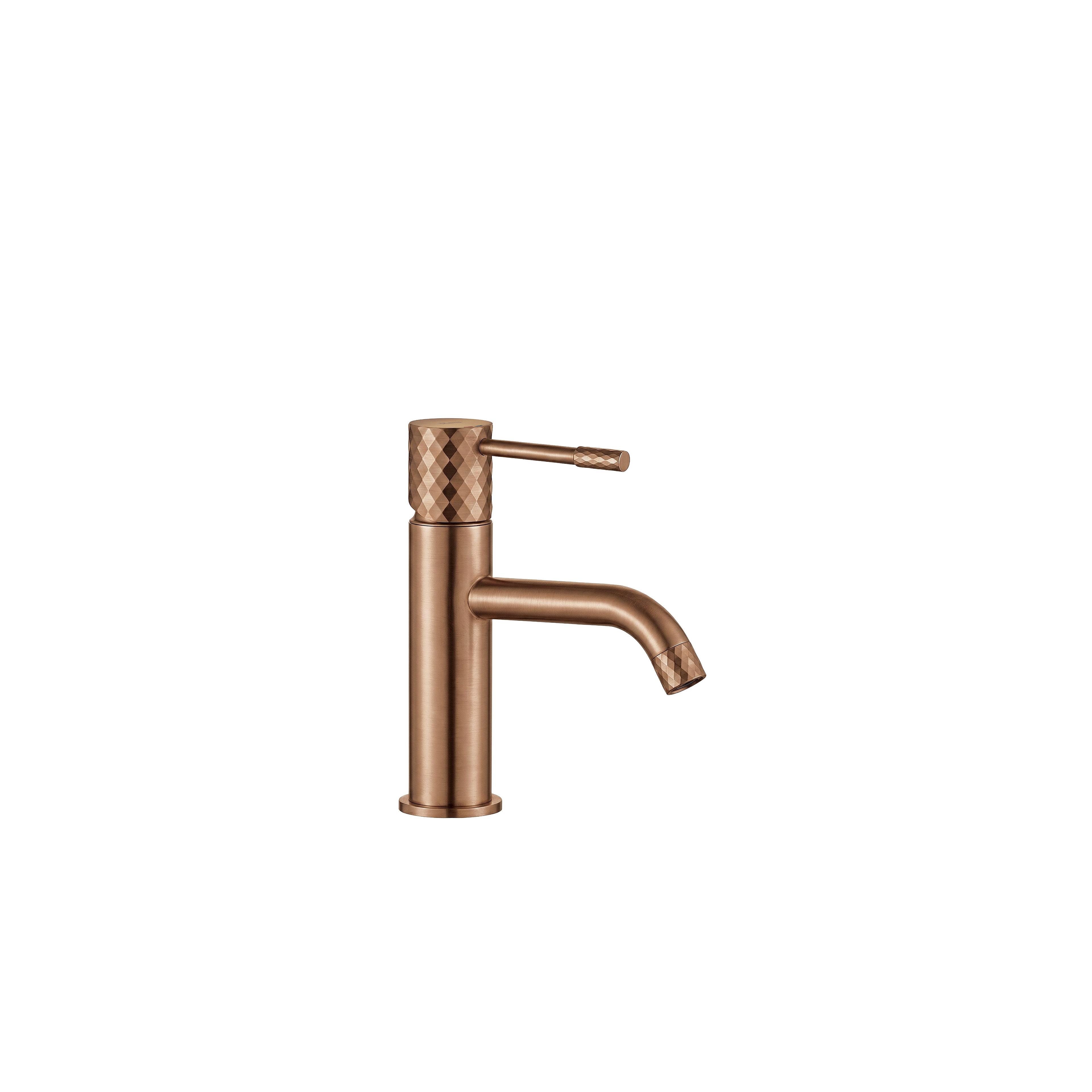Βρύση νιπτήρα Rea Lungo Diamond Brush Copper Χαμηλή