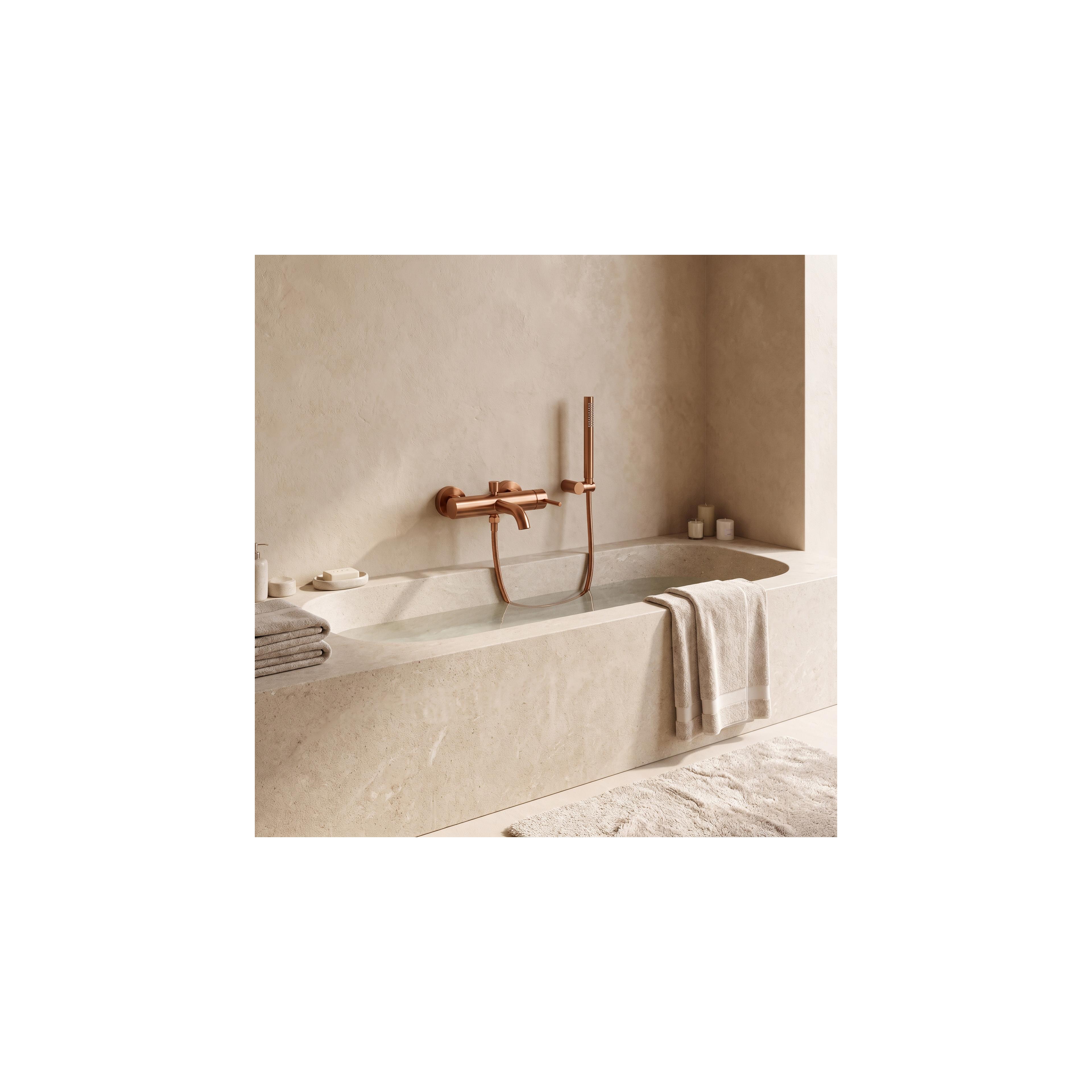 Bathroom faucet Rea Lungo Copper Brush
