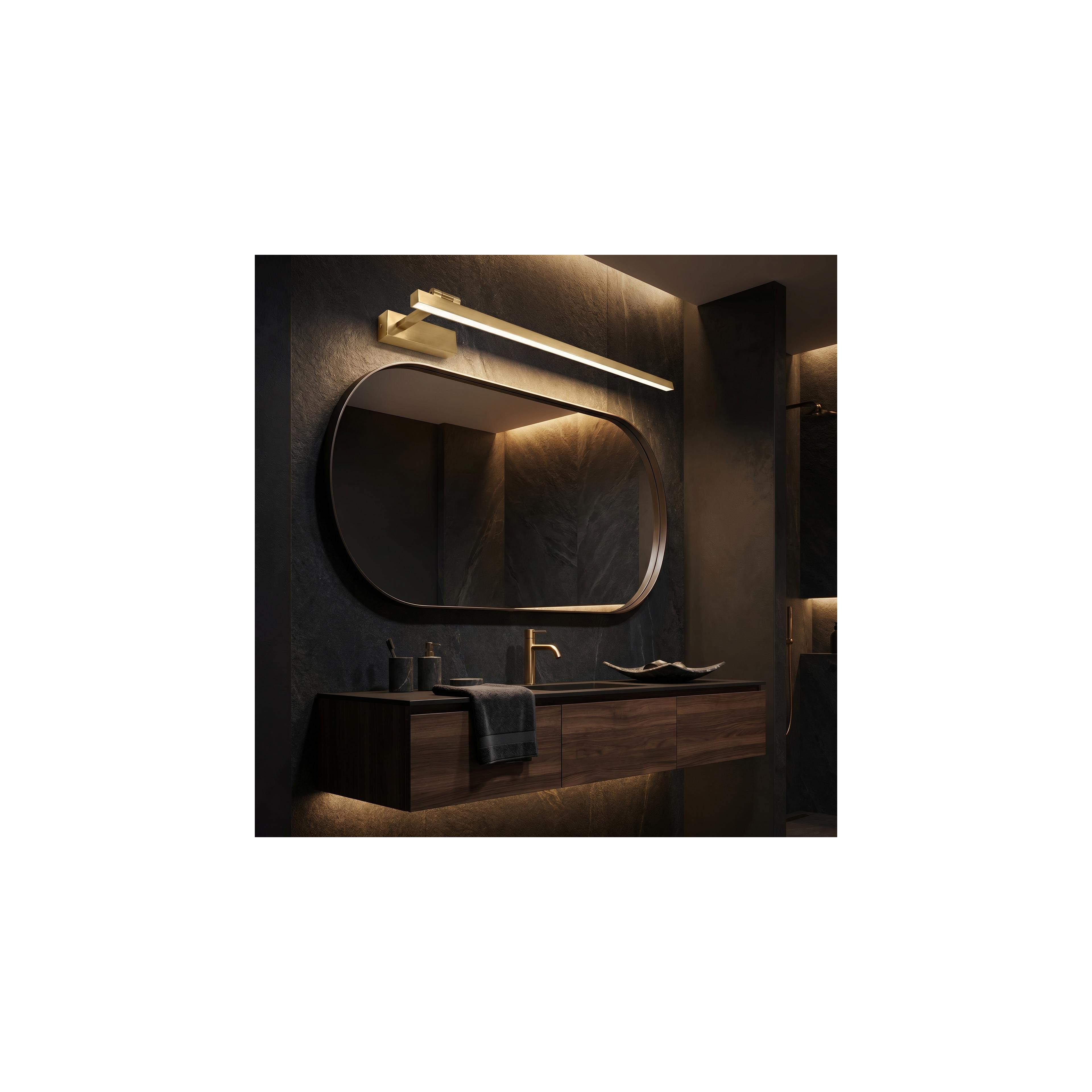 Vannitoa seina LED-valgusti SWE033-1W 80cm BRUSH GOLD
