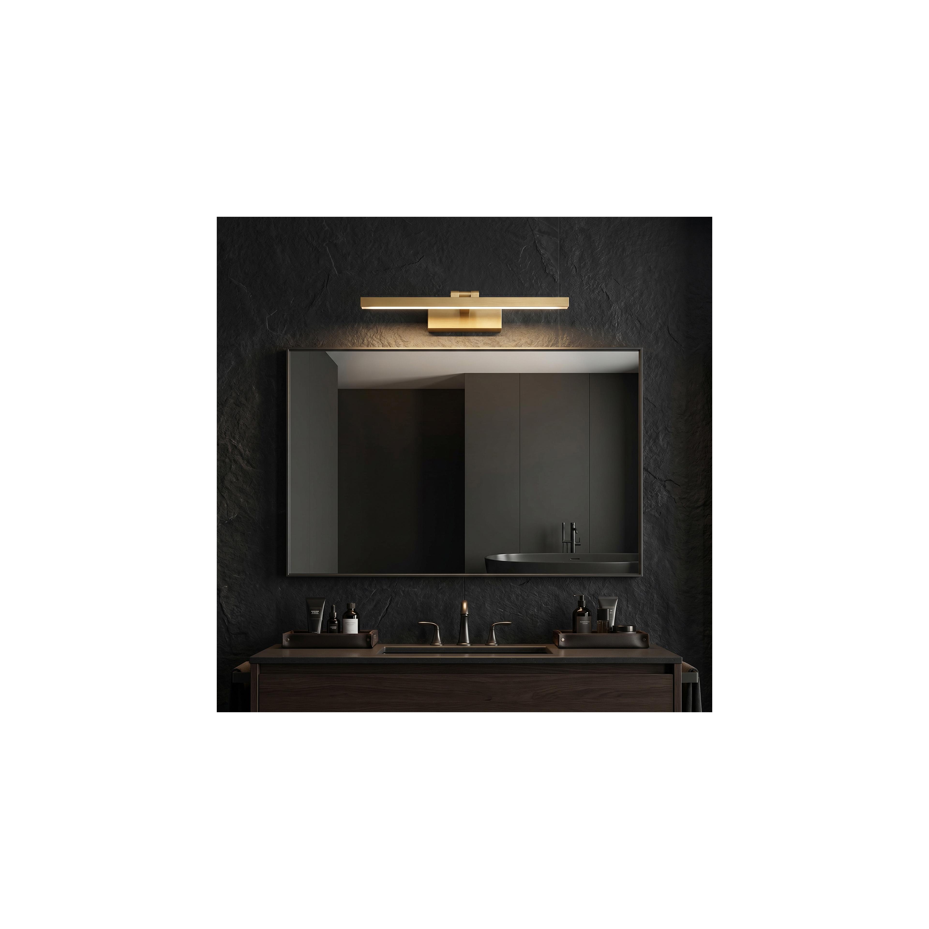 Bathroom LED wall sconce APP1864-1W 60 cm BRUSH GOLD