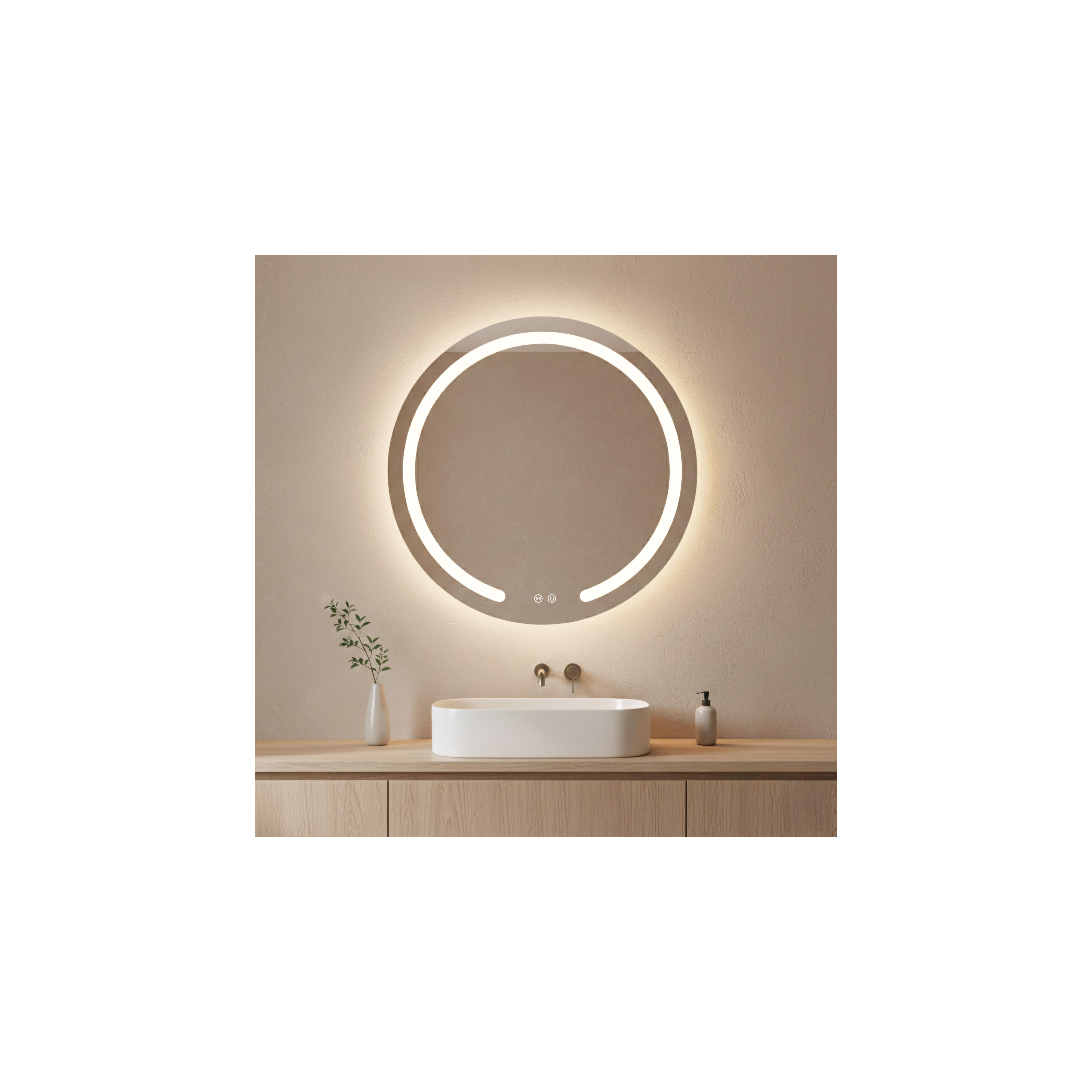 Miroir LED 80cm Modern