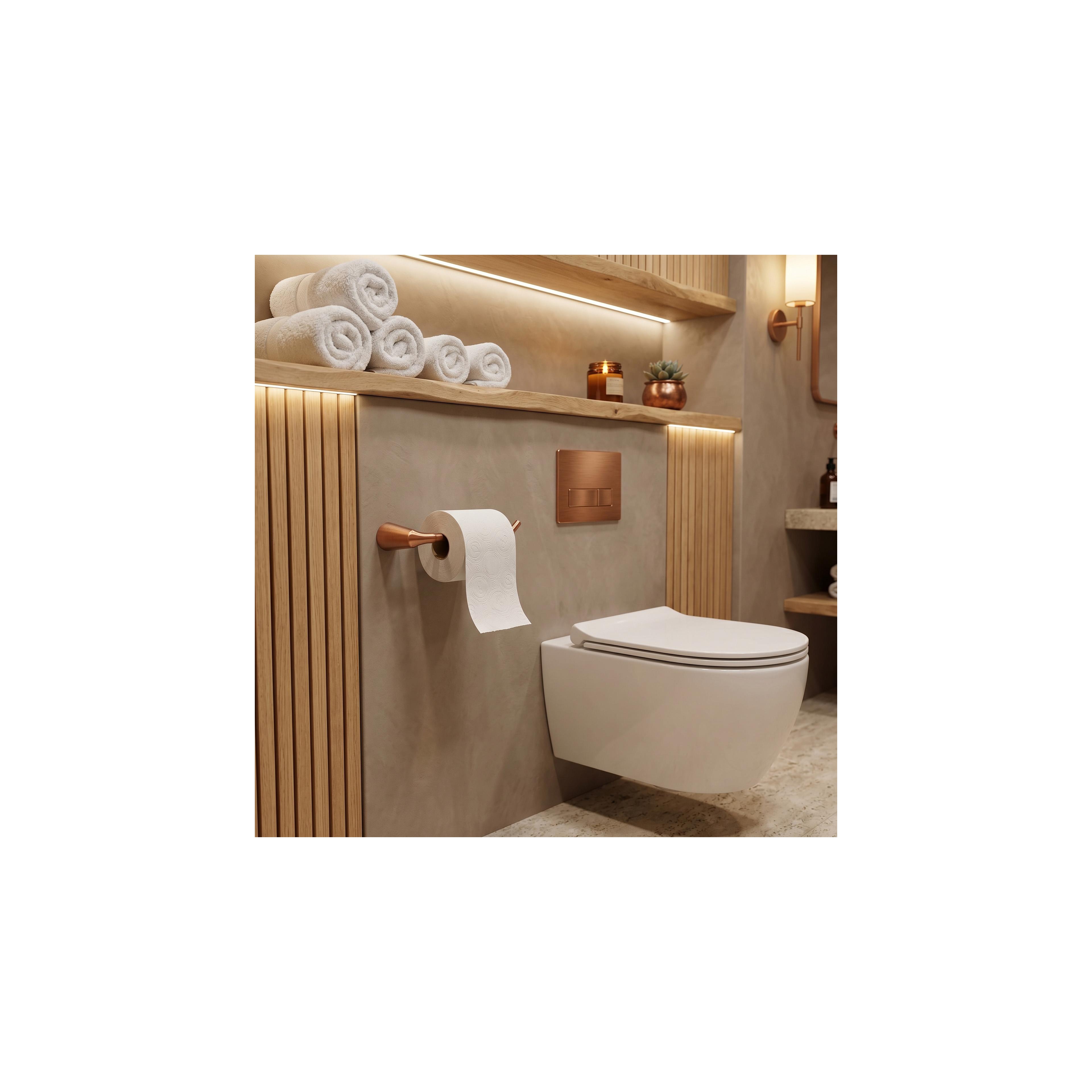 Поставка за тоалетна хартия 16205 VIBE Brush Gold