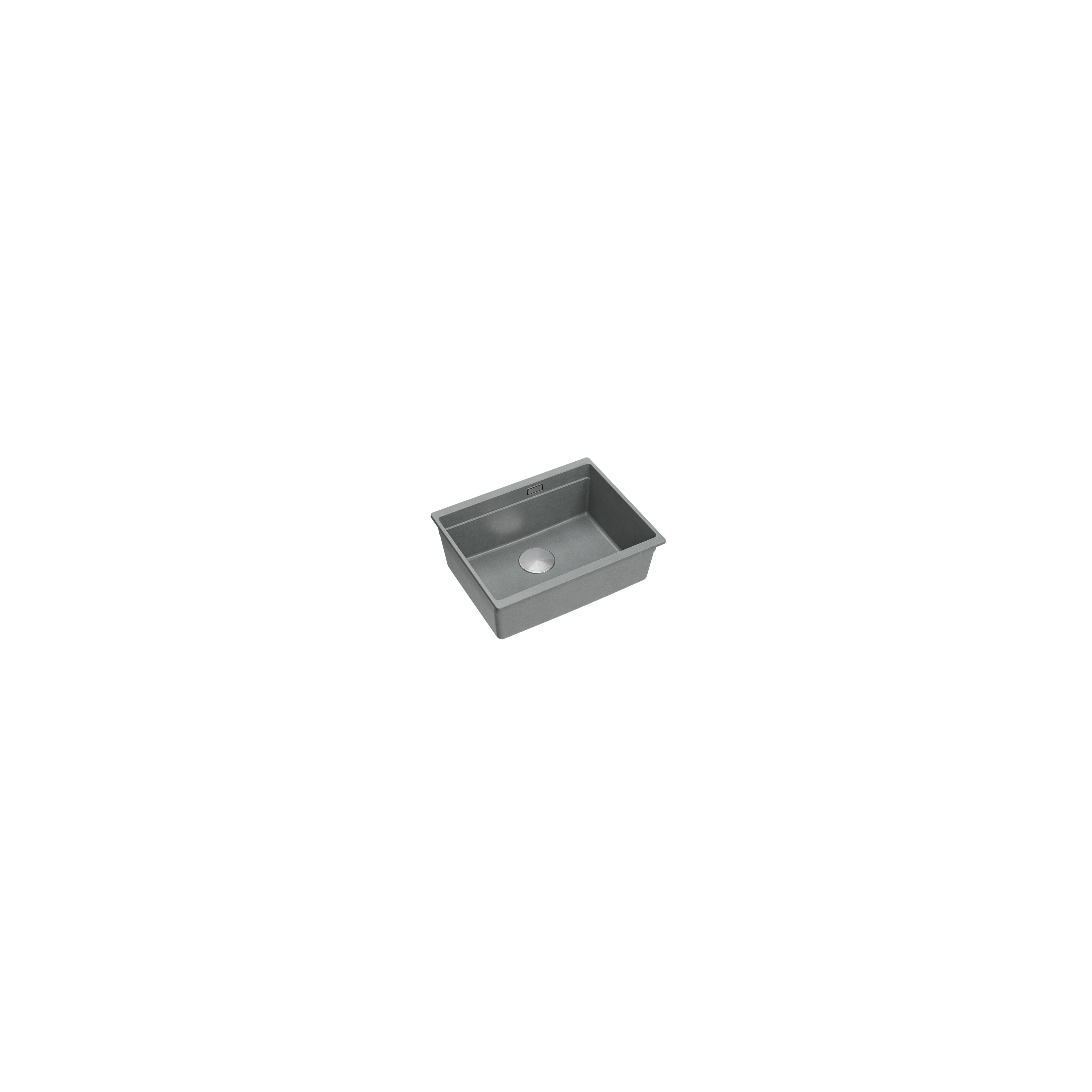 Fregadero de granito Logan 100 Grey Metallic