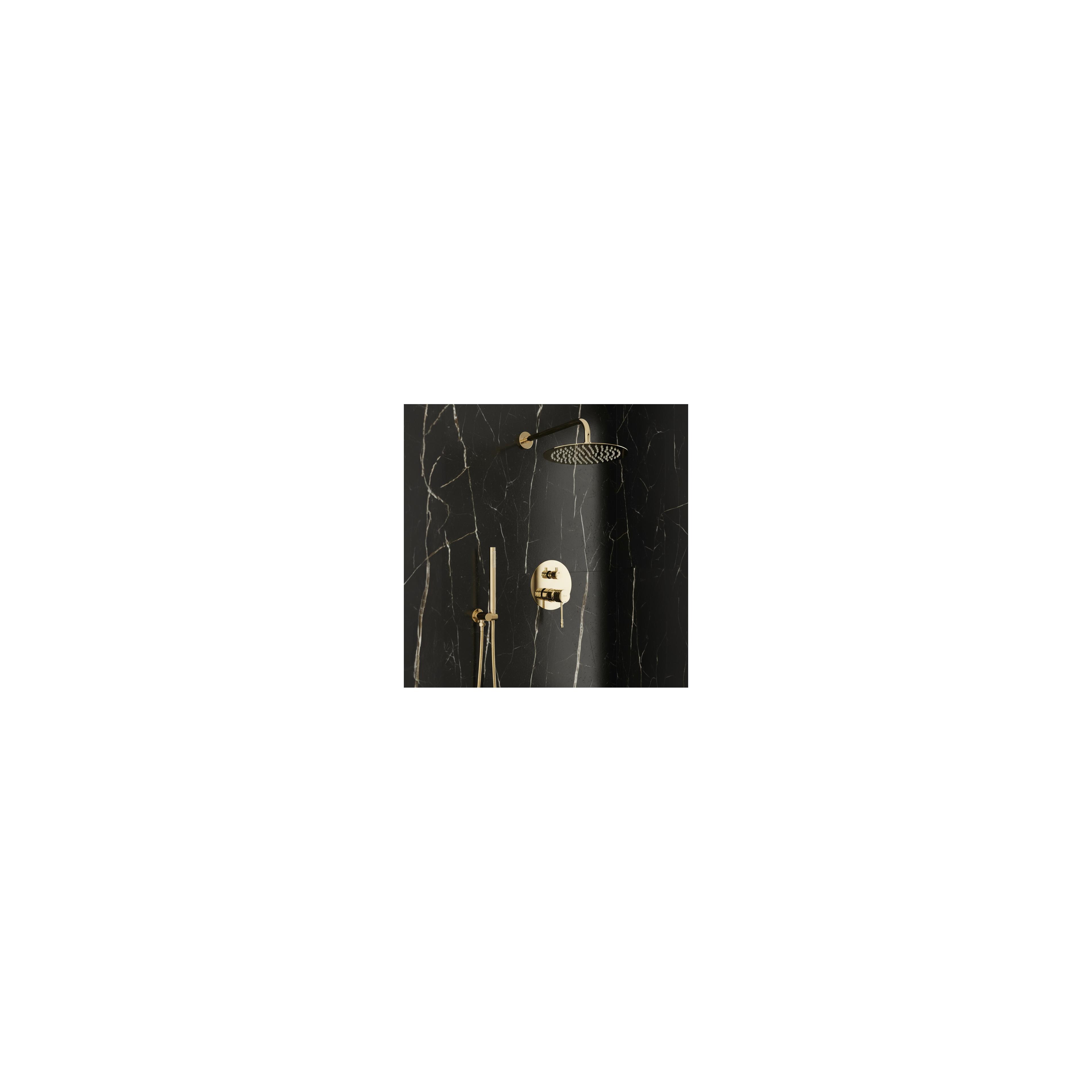 Conjunto de duche embutido Rea Lungo Diamond Gold + BOX