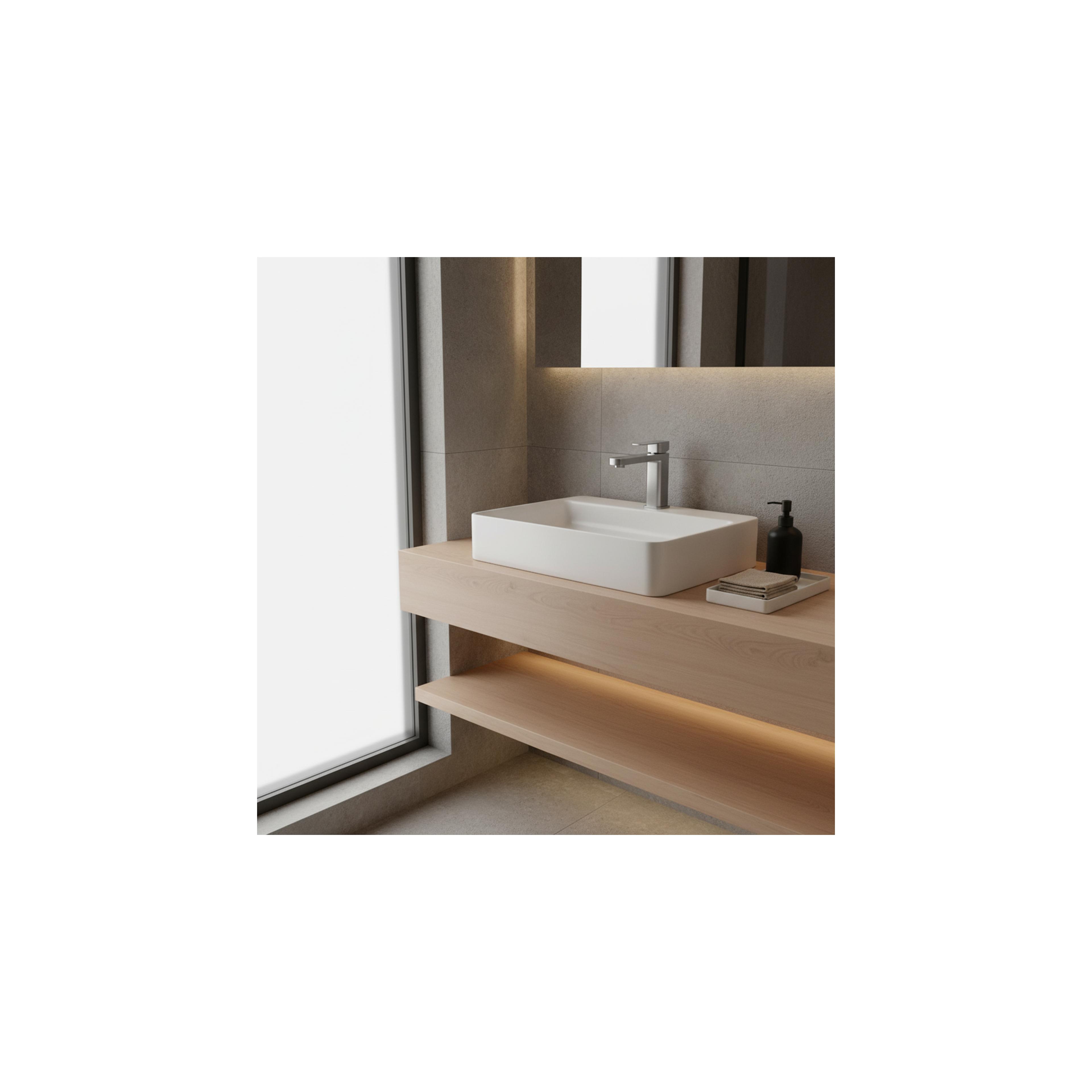 Robinet de salle de bain Rea Arlo Brush Nickle