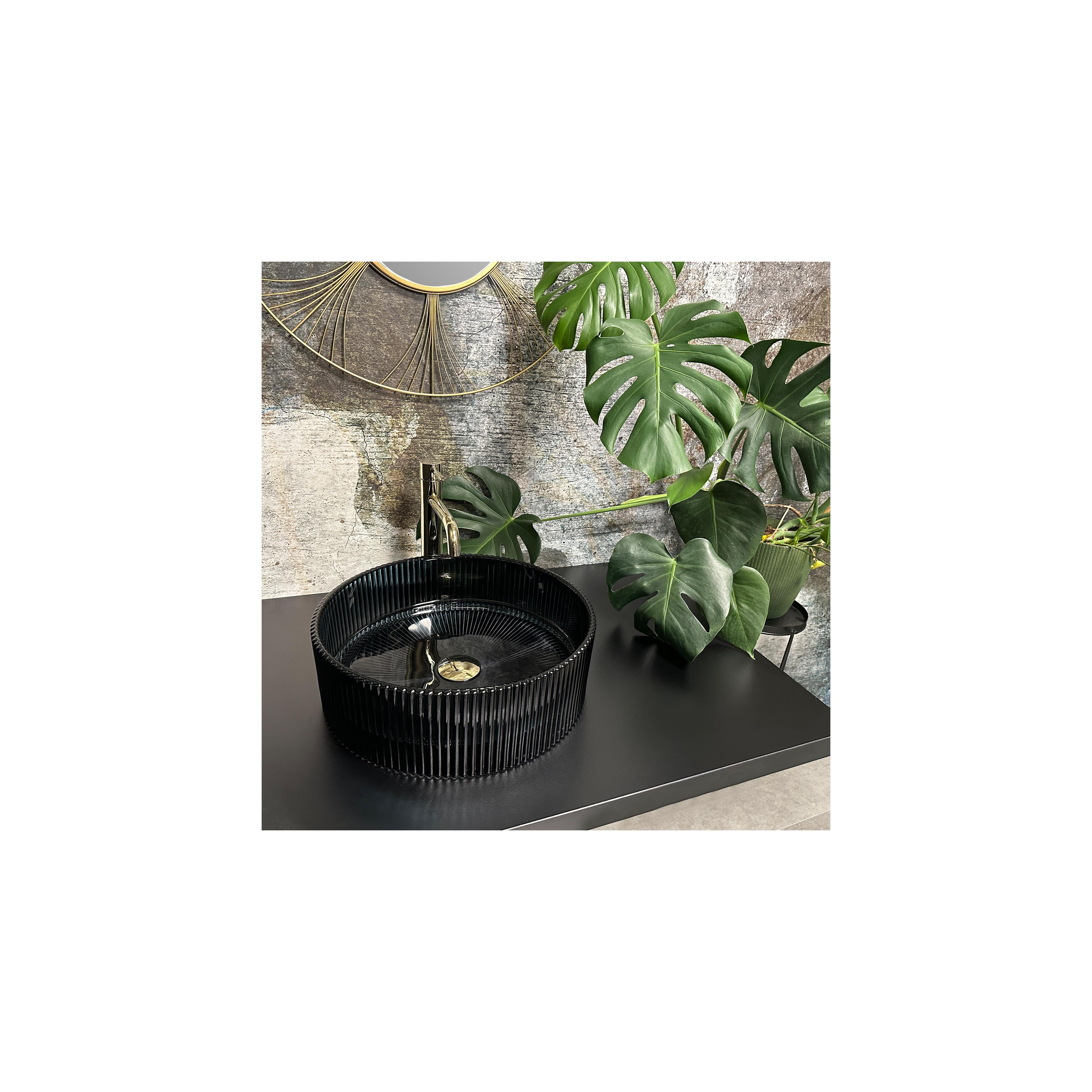 Countertop washbasin Rea Ingrid Black
