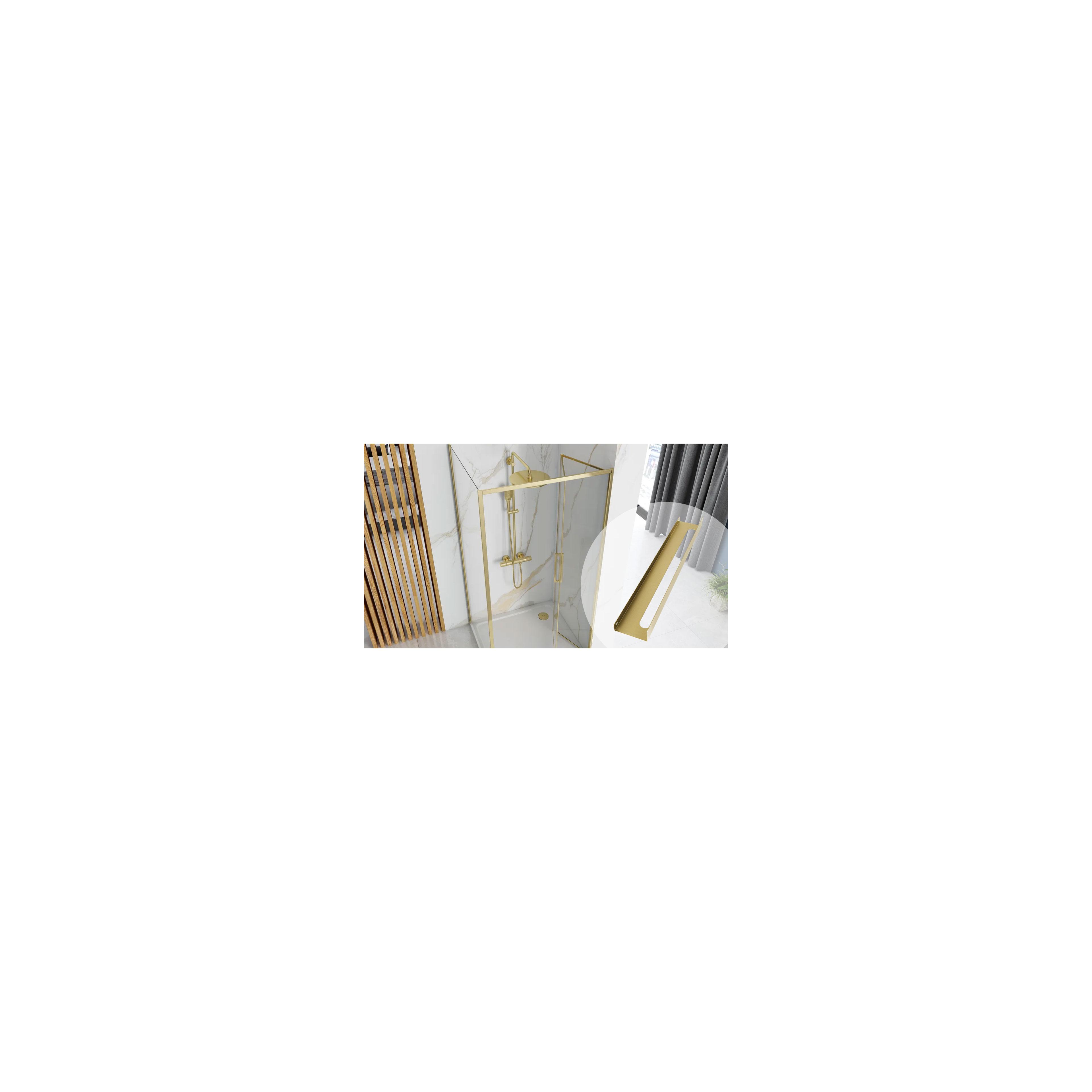 Bathroom shelf SF02 60cm gold brush