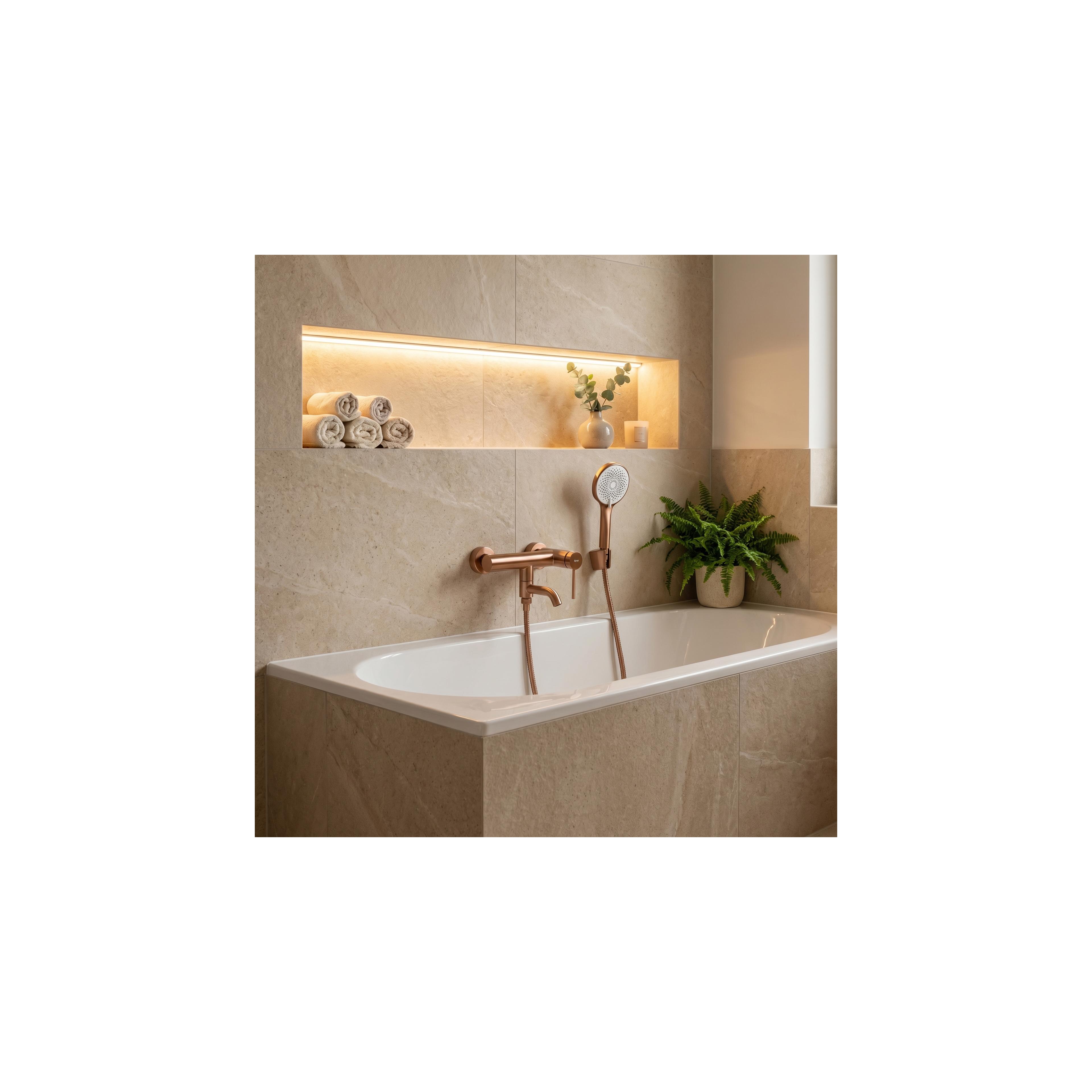 Смесител за вана Rea Clif Brushed Copper