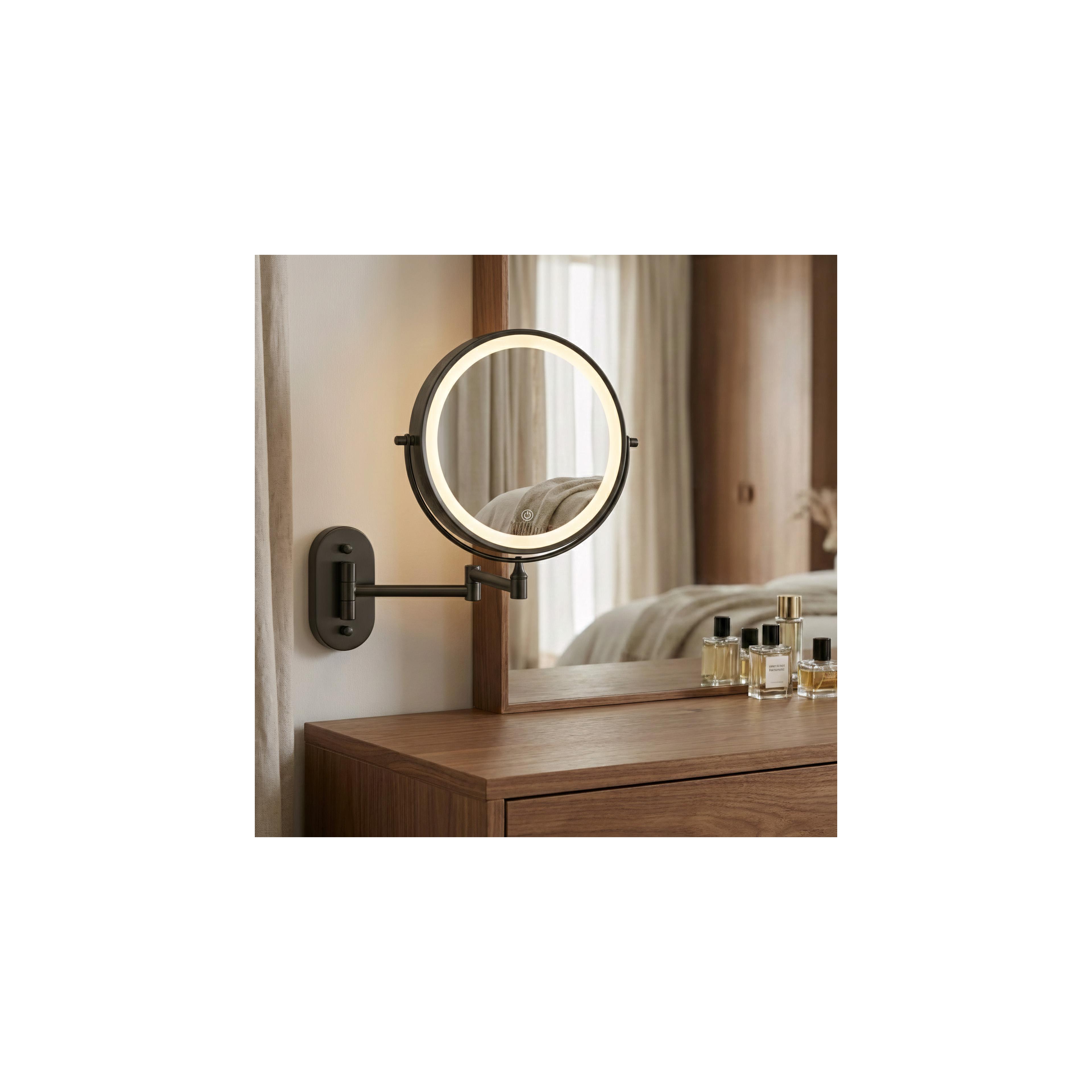 Miroir LED Glow Black