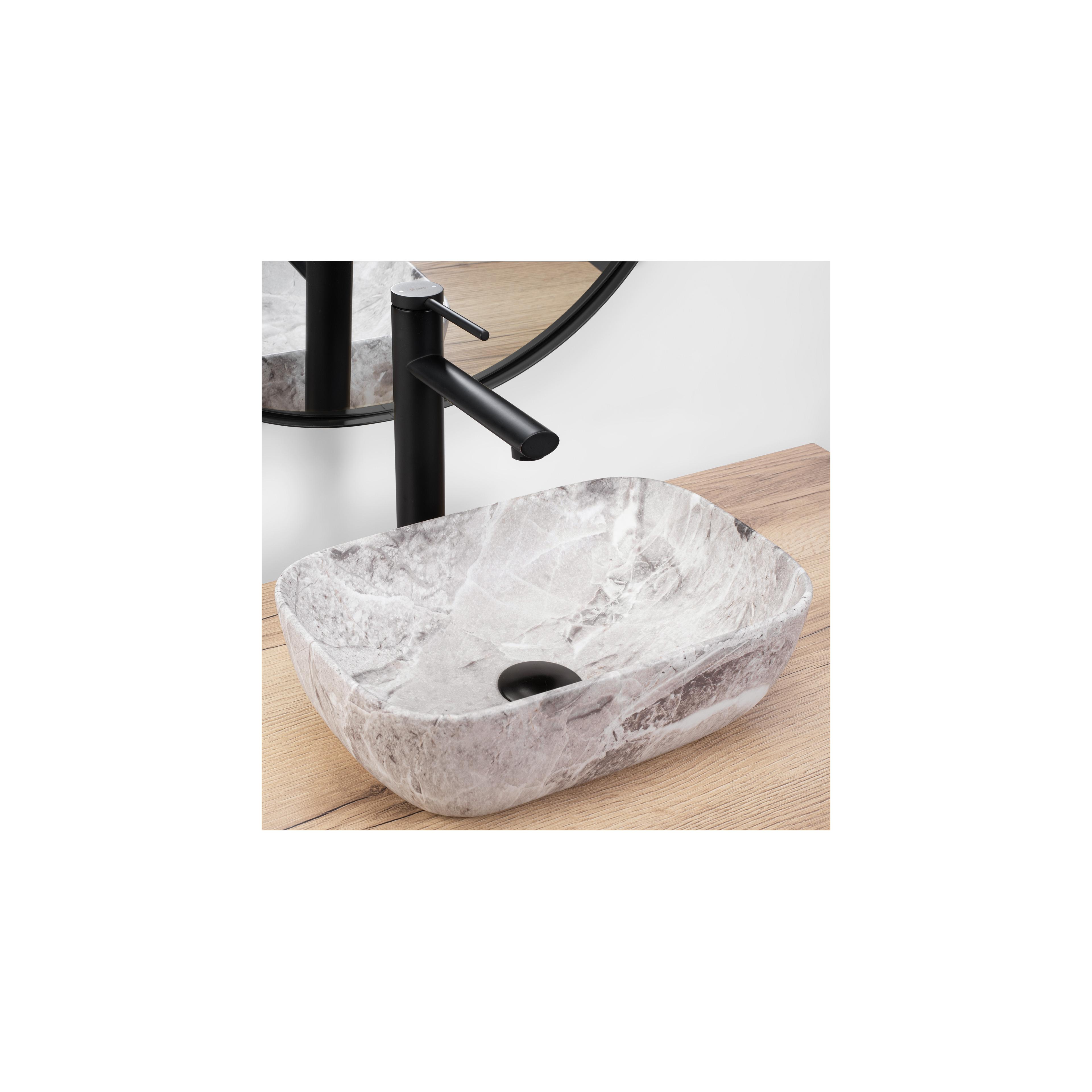 Lavoar pentru blat Rea Belinda mini stone matt