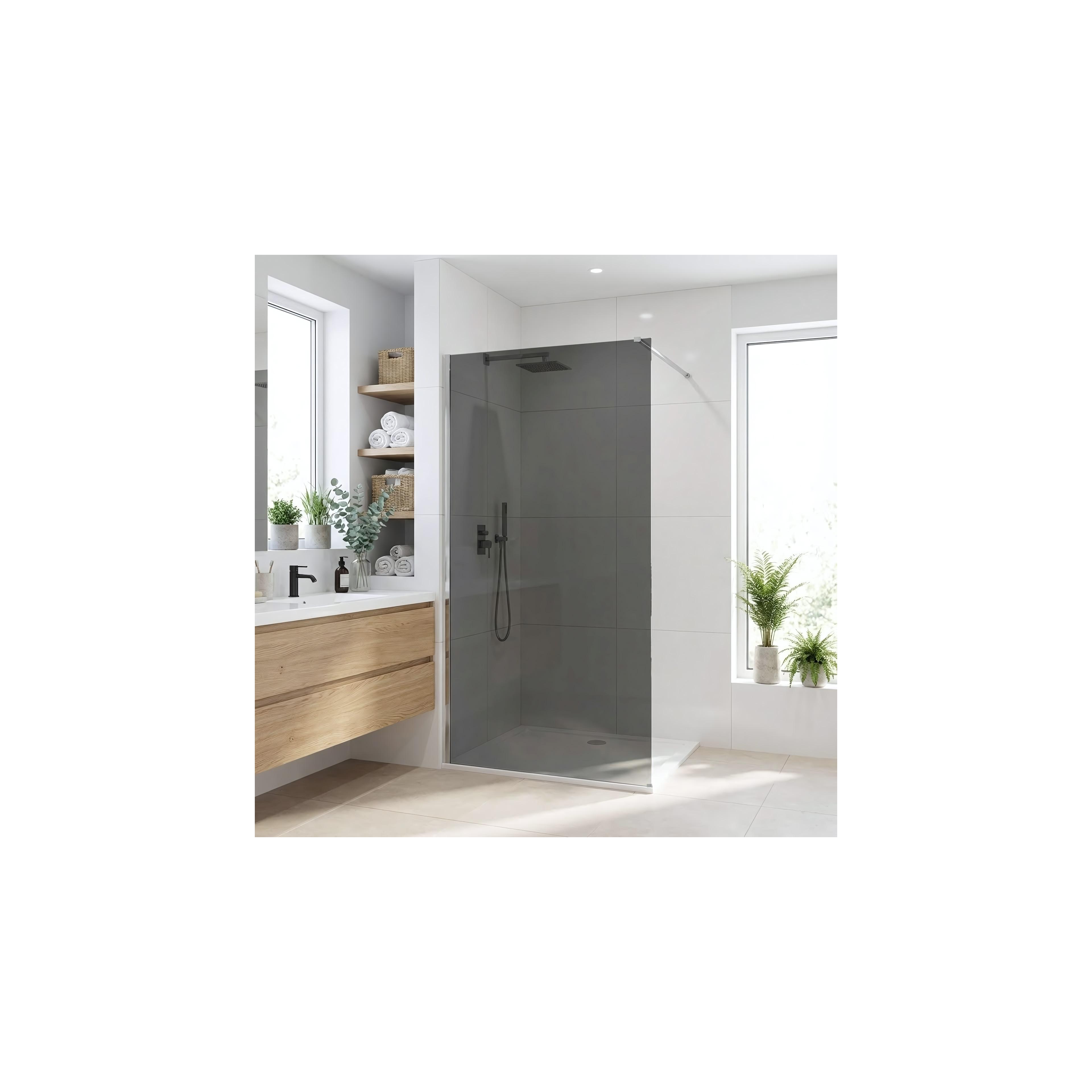 Paroi de douche Rea Flexi Grey / Chrome 90