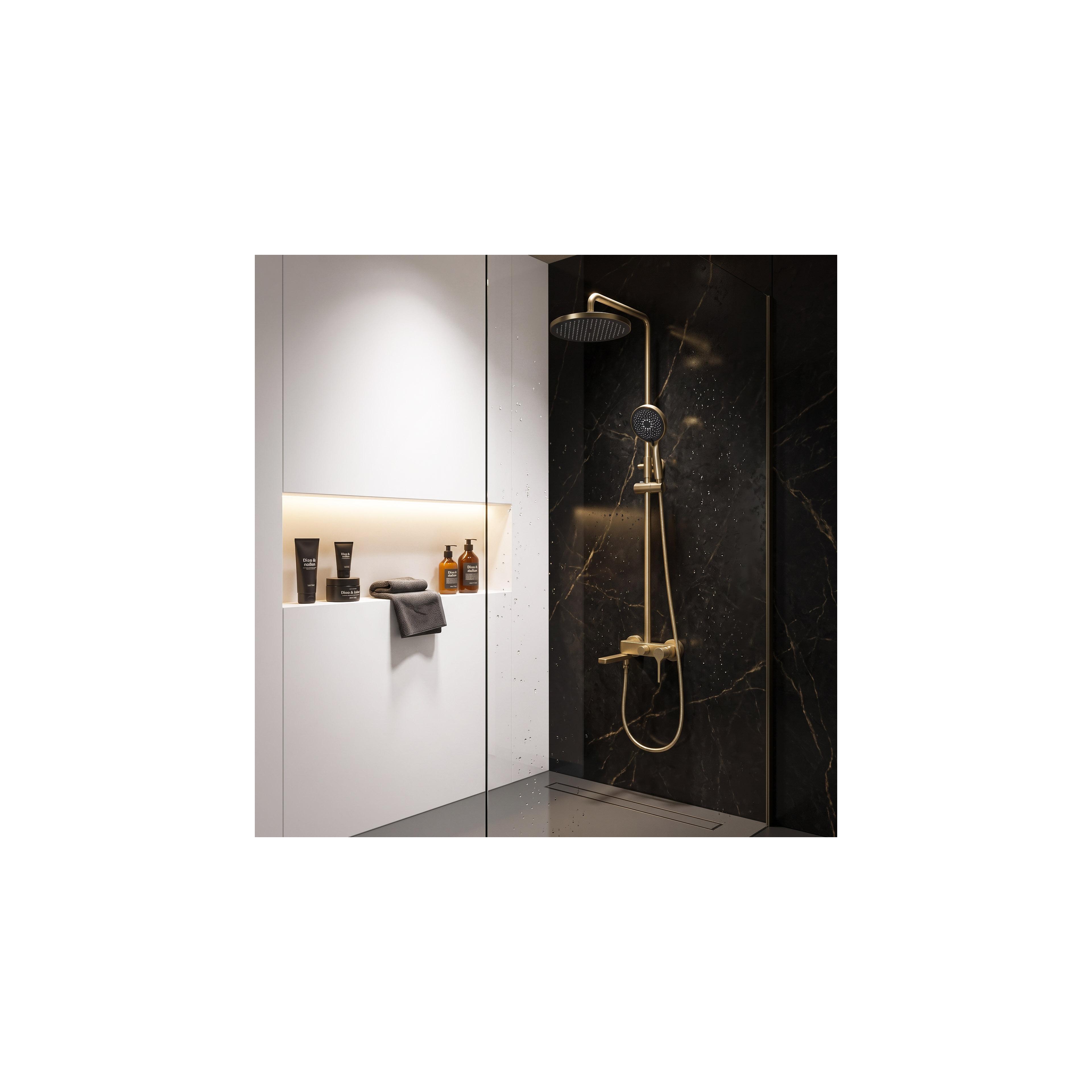 Shower set PREMIUM Rea Maxim Brush Gold
