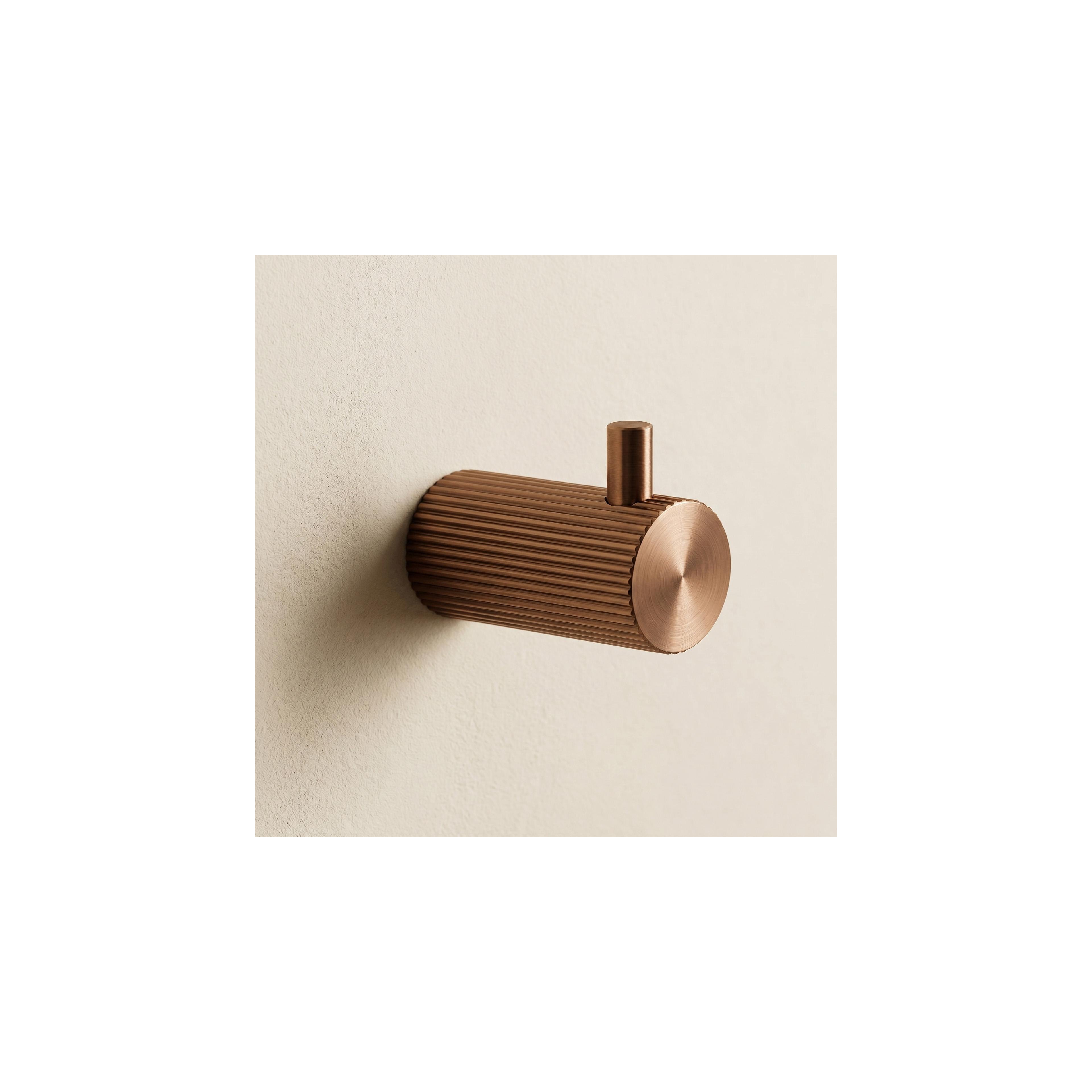 Gancho de casa de banho A64104 SOLO Brush Copper